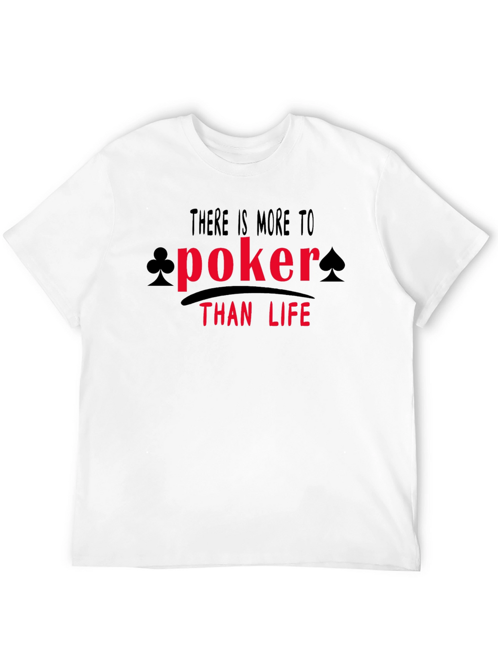 Poker Than Life Graphic Tee - Black