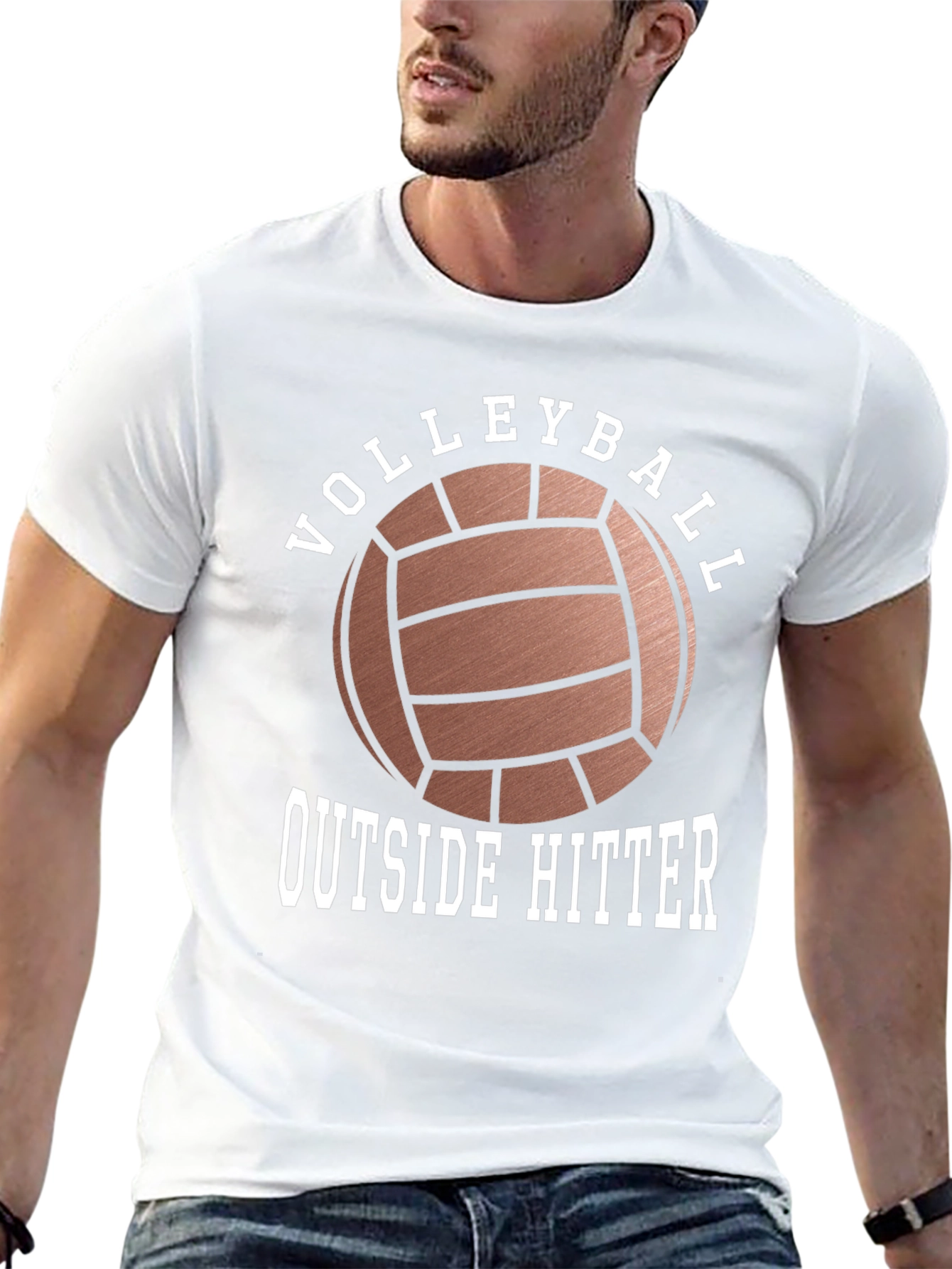 Volleyball Outside Hitter Graphic T-Shirt