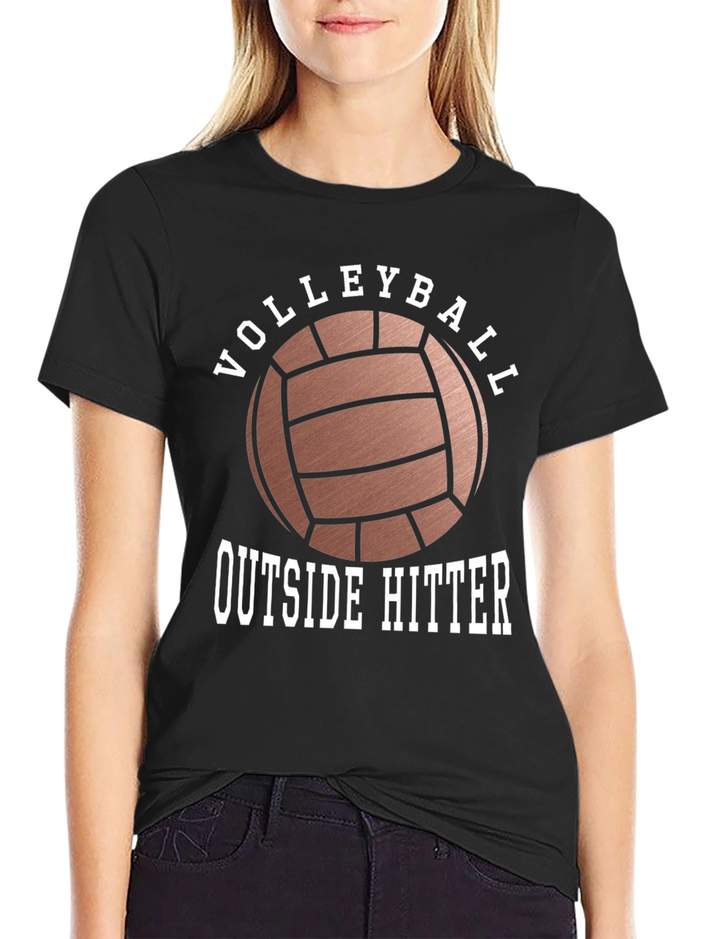 Volleyball Outside Hitter Graphic T-Shirt