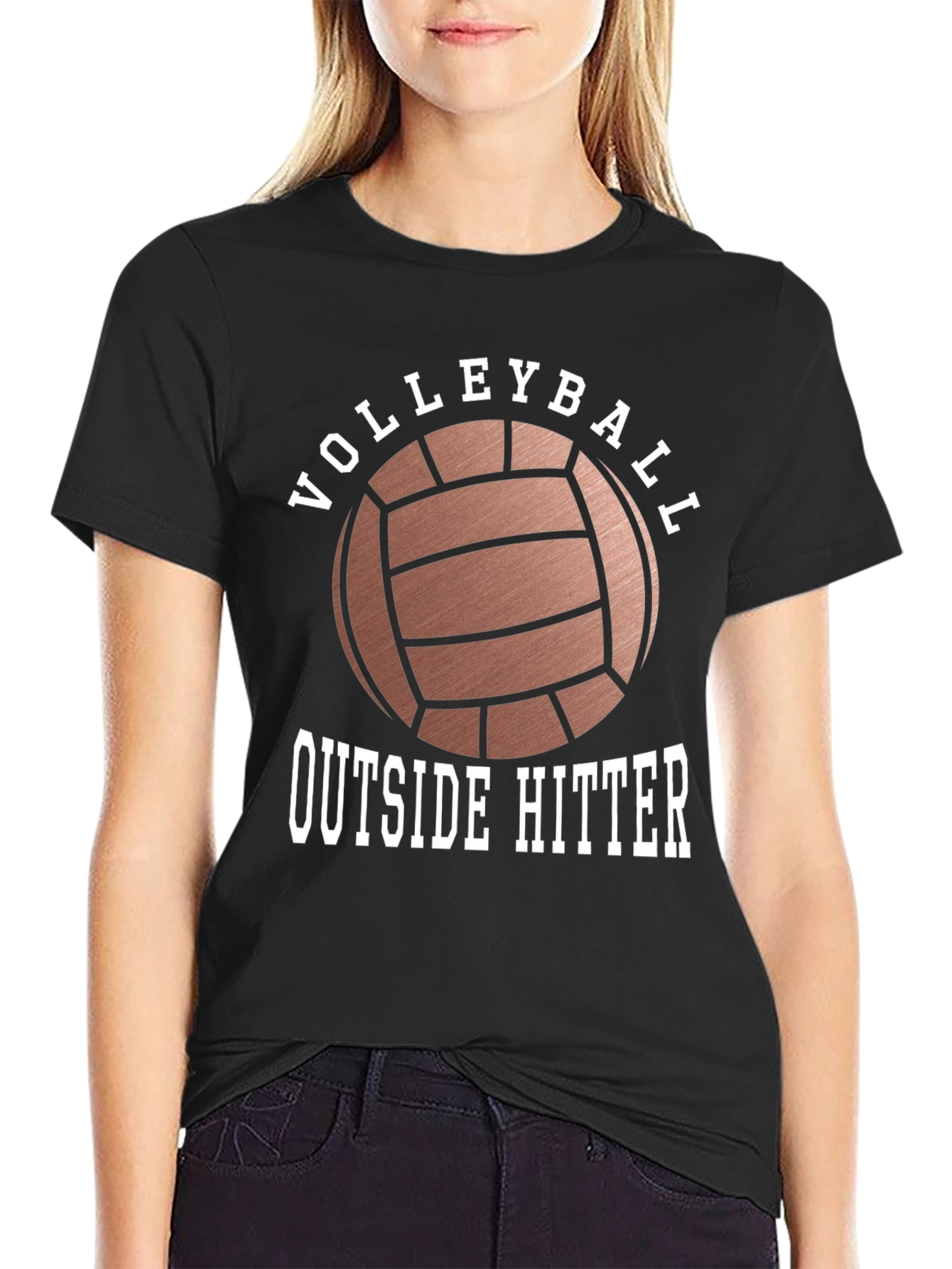 Volleyball Outside Hitter Graphic T-Shirt