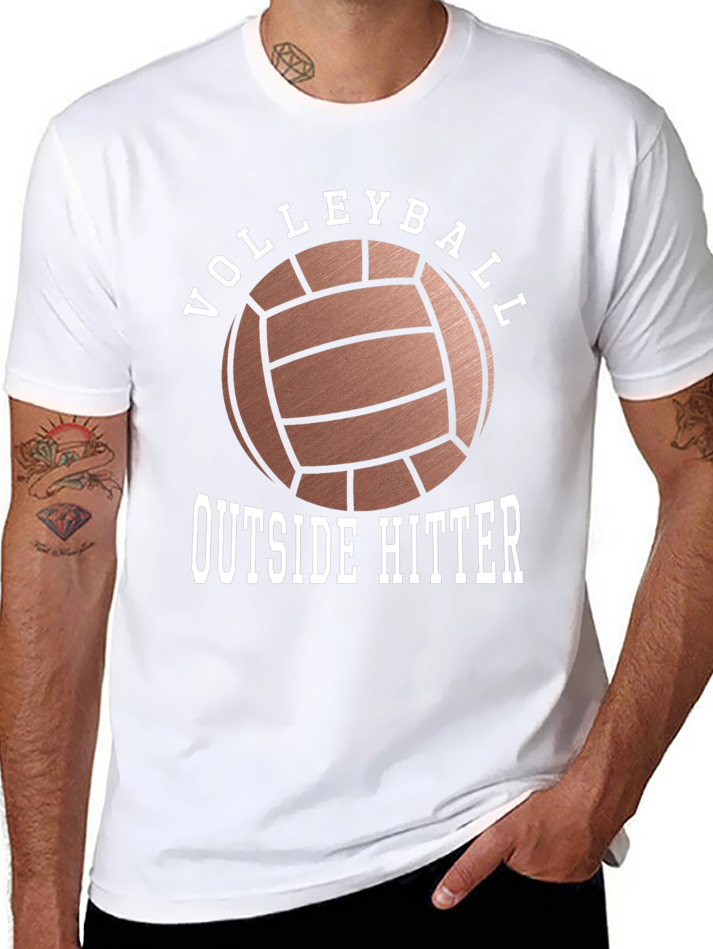 Volleyball Outside Hitter Graphic T-Shirt