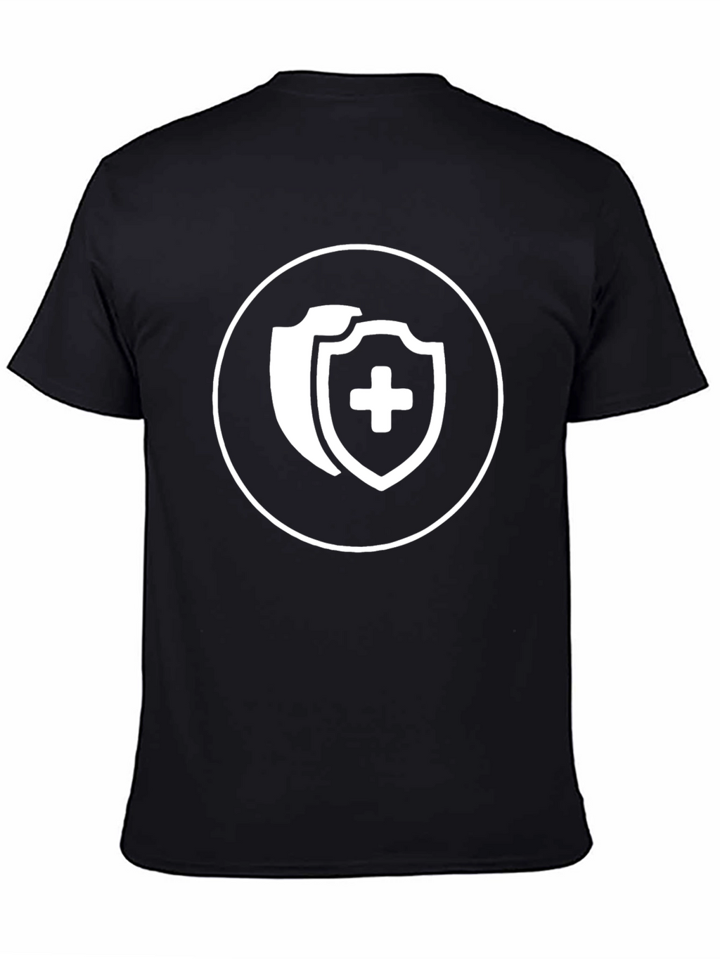 Black T-Shirt with Shield Medical Logo