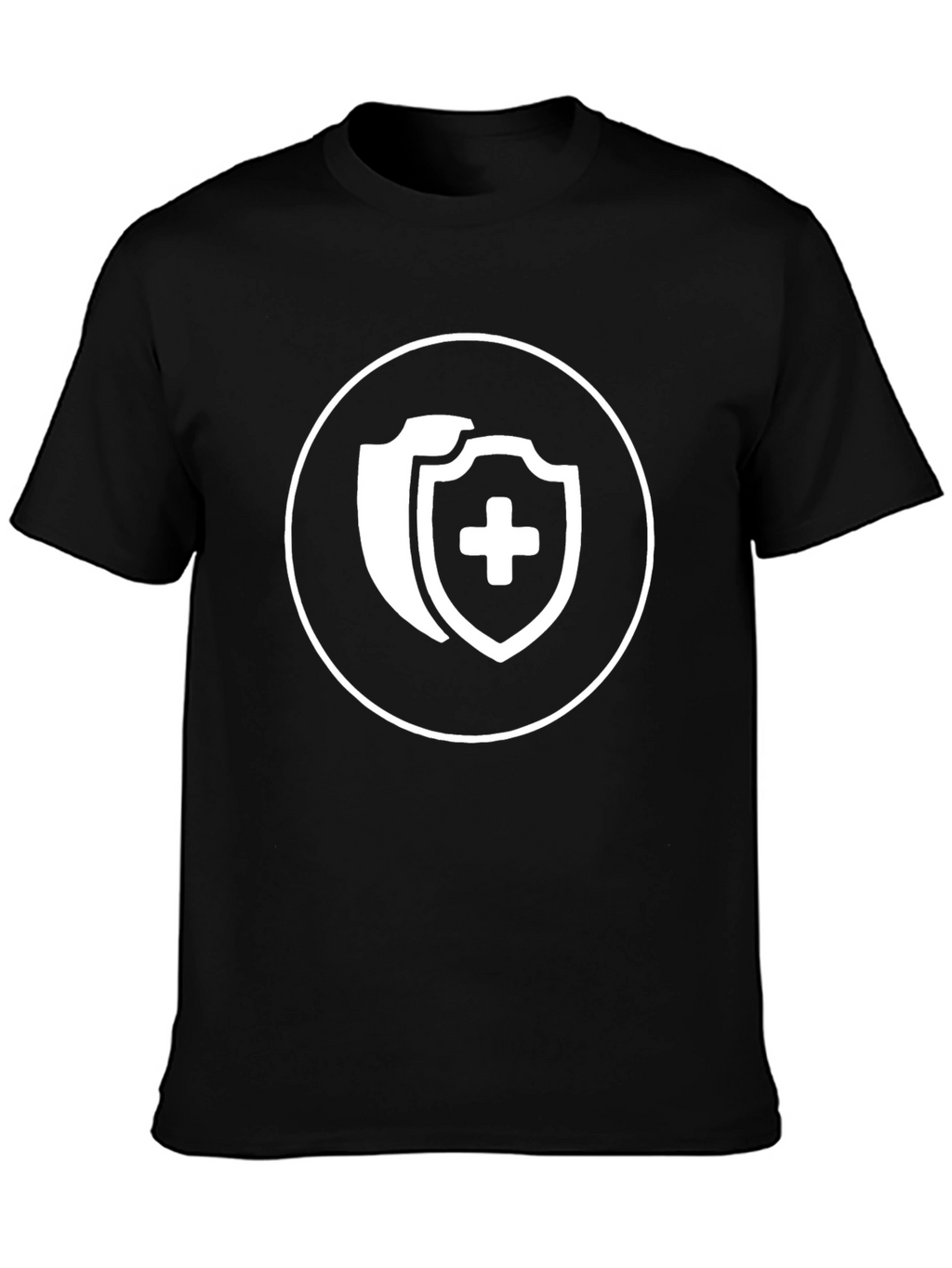 Black T-Shirt with Shield Medical Logo