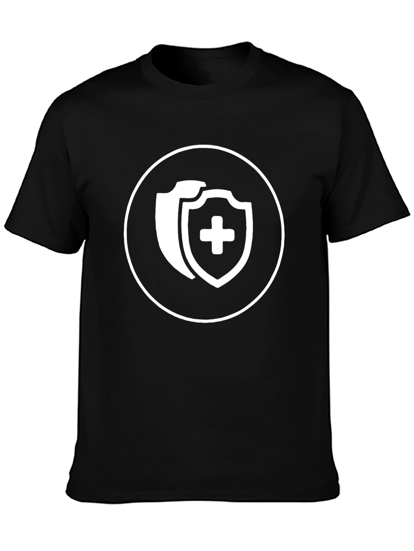 Black T-Shirt with Shield Medical Logo