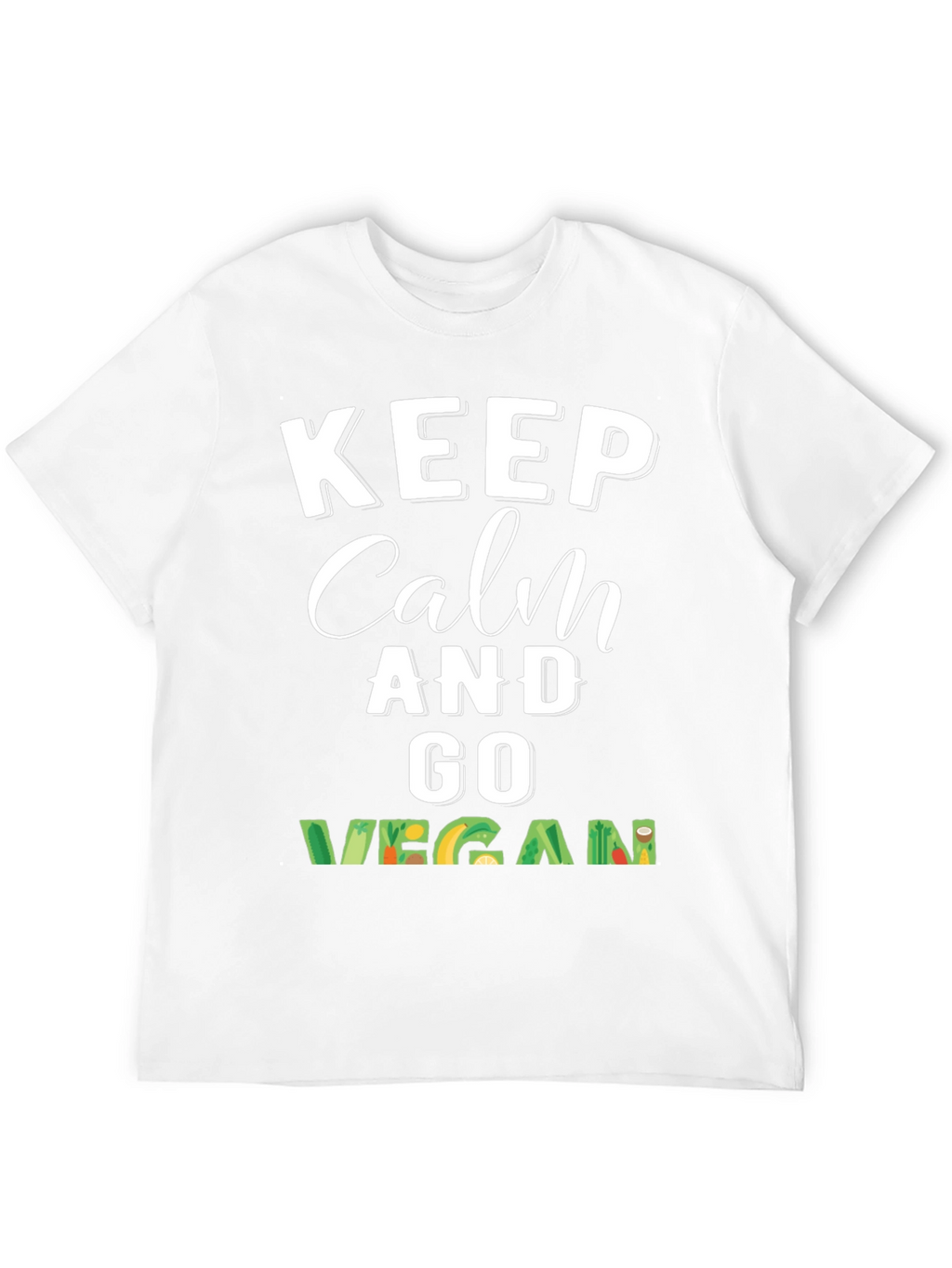 Keep Calm and Go Vegan T-Shirt