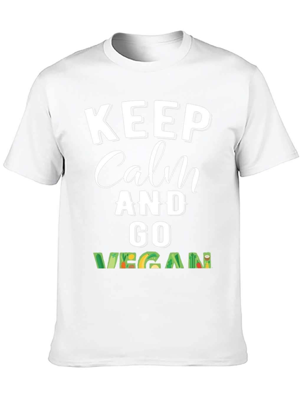 Keep Calm and Go Vegan T-Shirt