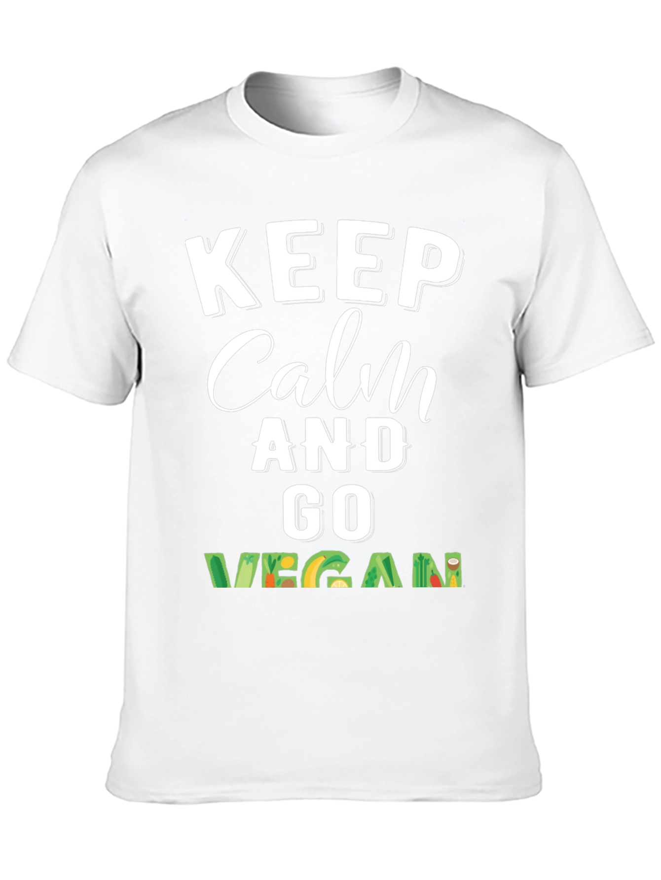 Keep Calm and Go Vegan T-Shirt