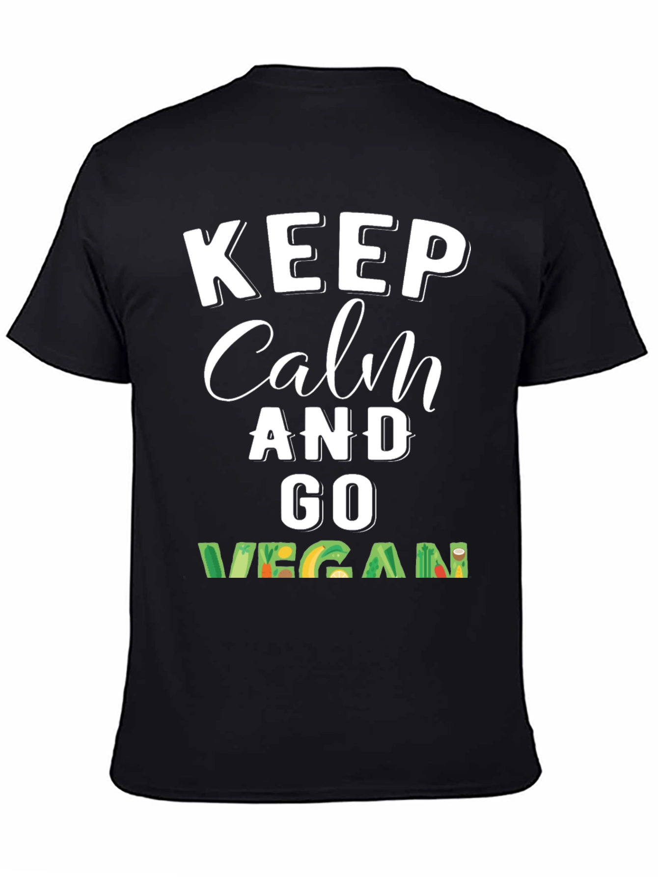 Keep Calm and Go Vegan T-Shirt
