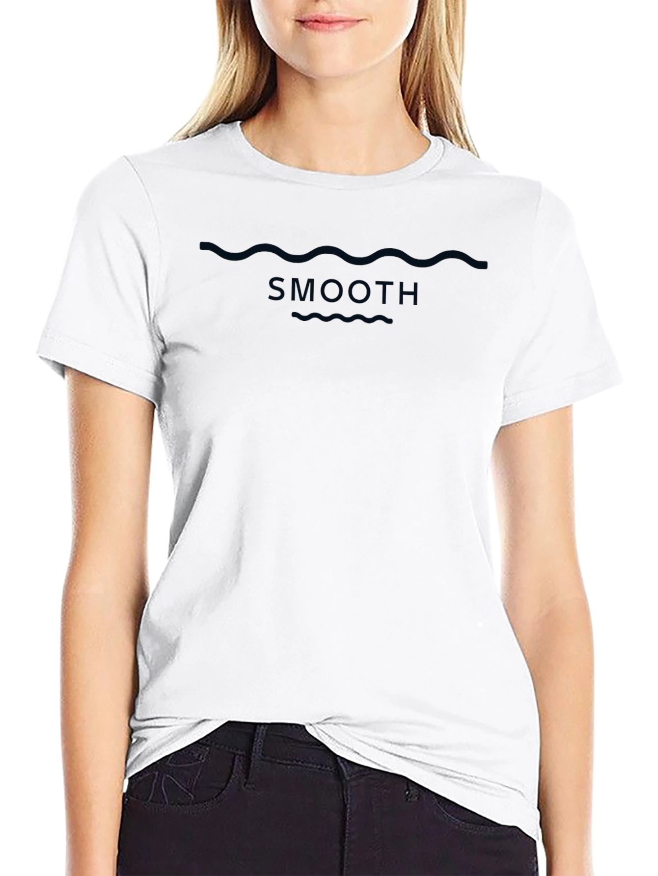 Smooth Graphic Tee - Stylish Everyday Wear