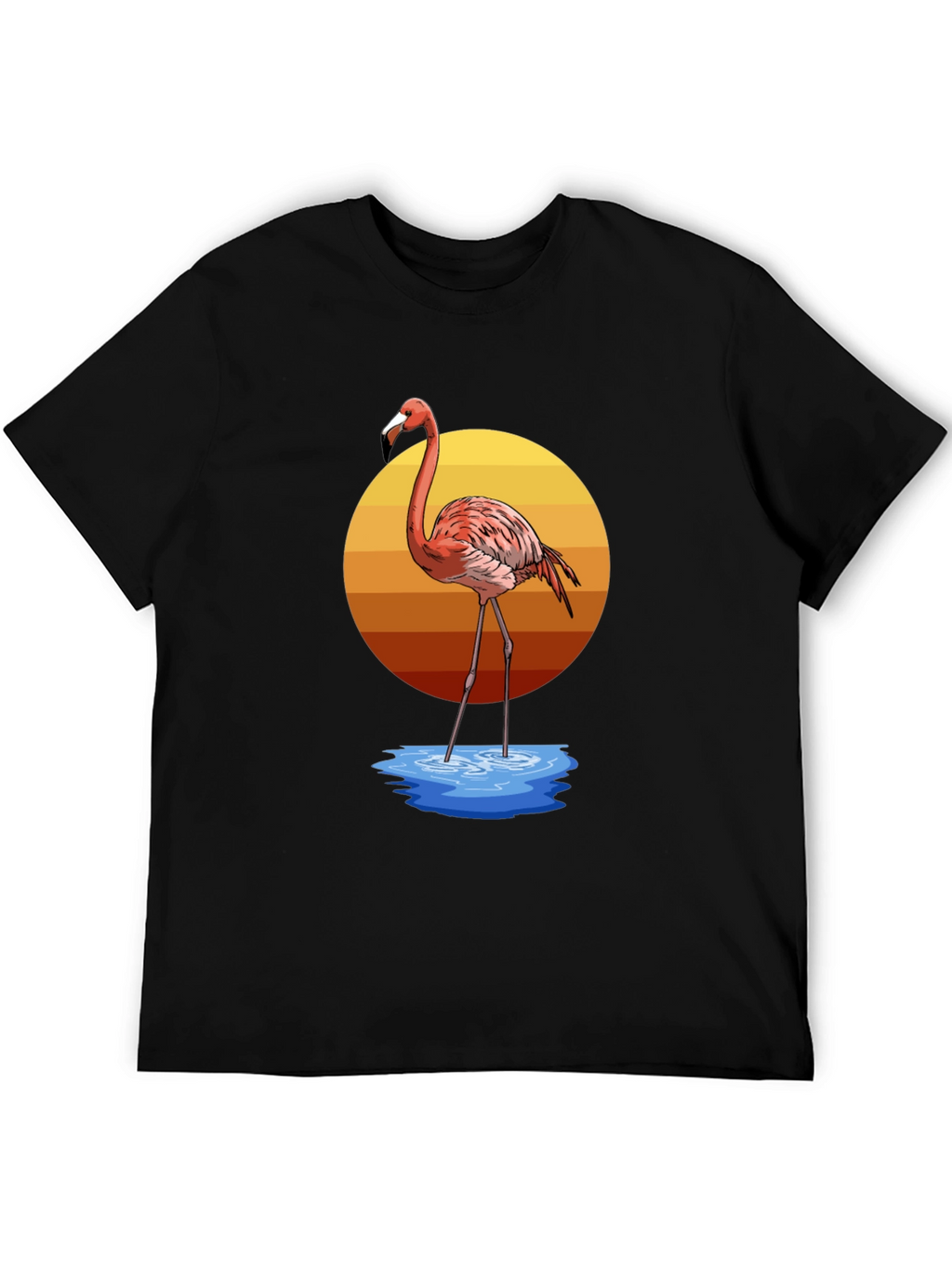 Flamingo Sunset Graphic Tee