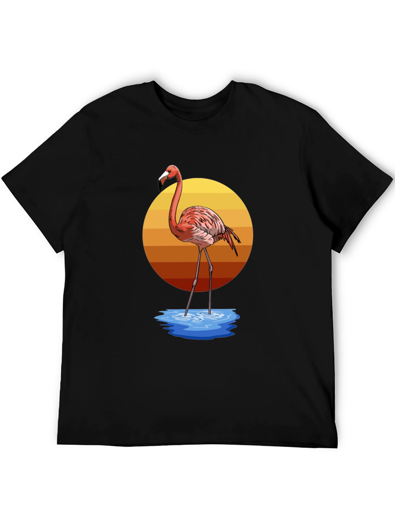 Flamingo Sunset Graphic Tee