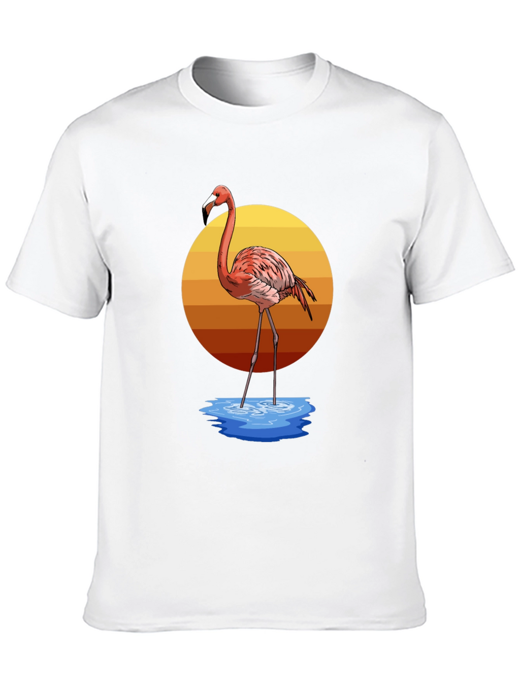 Flamingo Sunset Graphic Tee