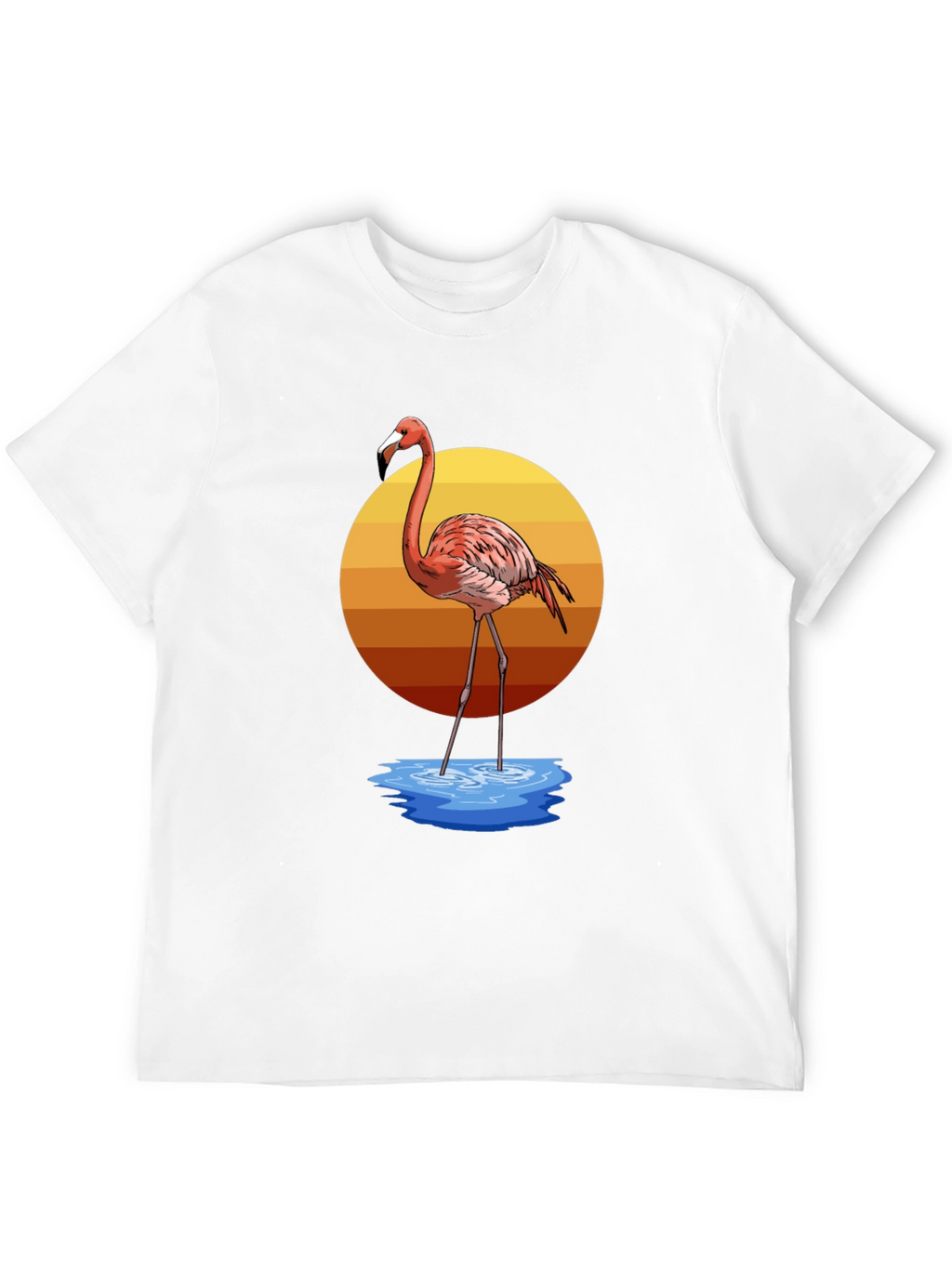 Flamingo Sunset Graphic Tee