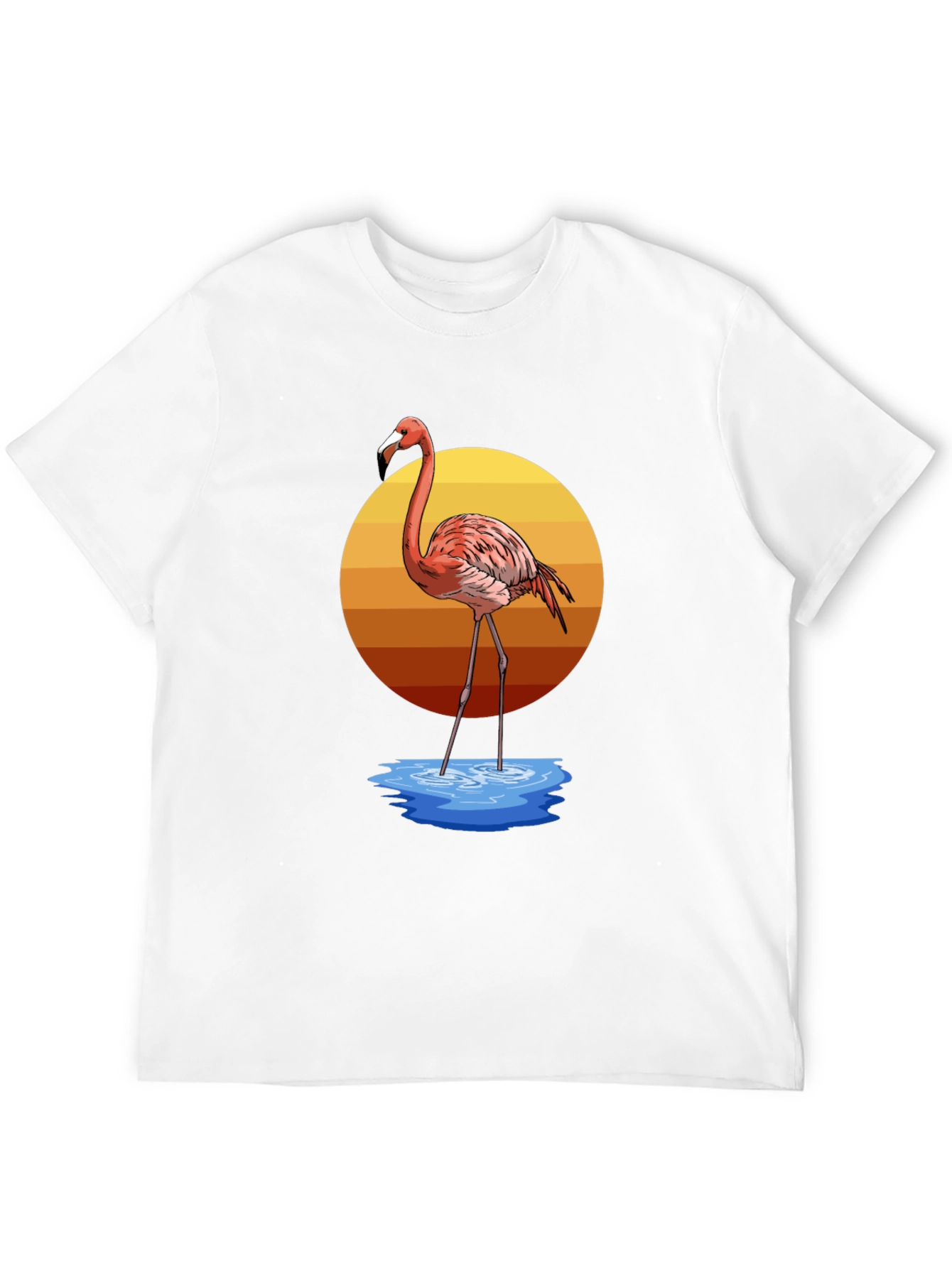 Flamingo Sunset Graphic Tee
