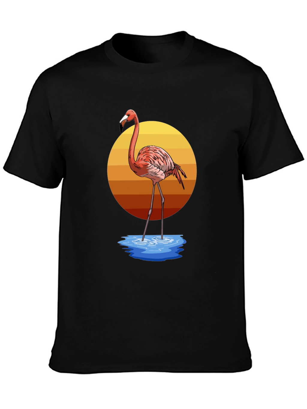 Flamingo Sunset Graphic Tee
