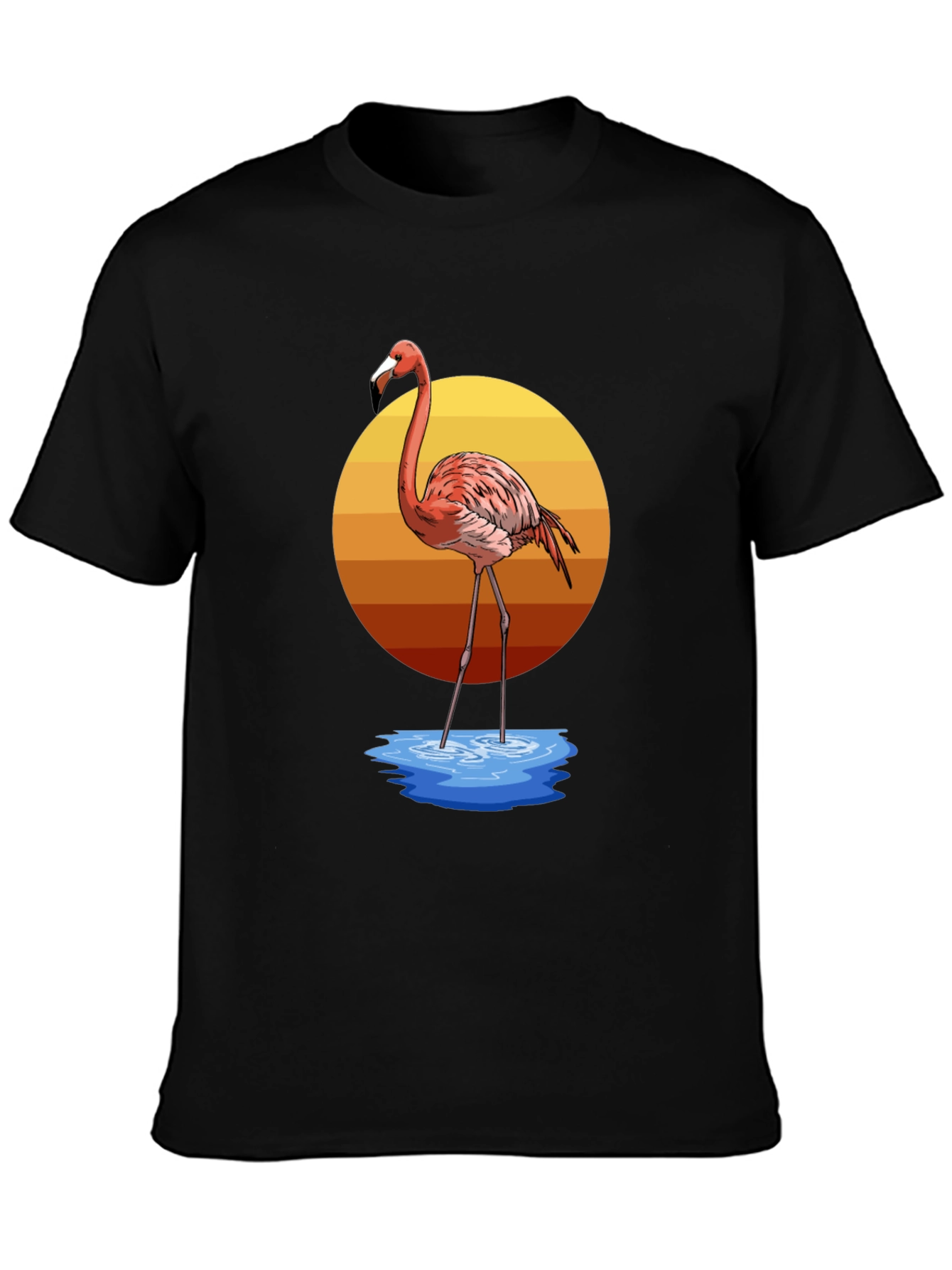 Flamingo Sunset Graphic Tee