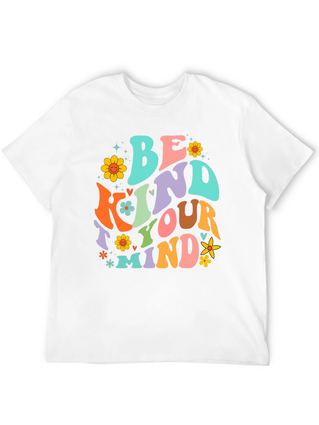 Be Kind to Your Mind Black Graphic T-Shirt