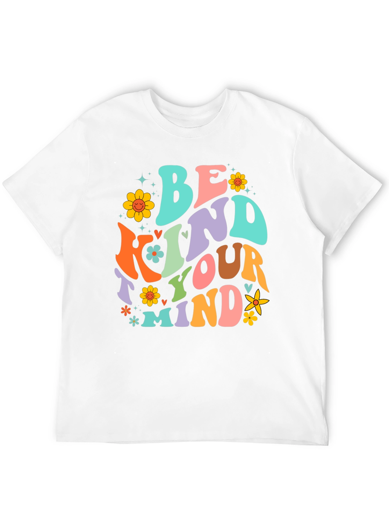 Be Kind to Your Mind Black Graphic T-Shirt