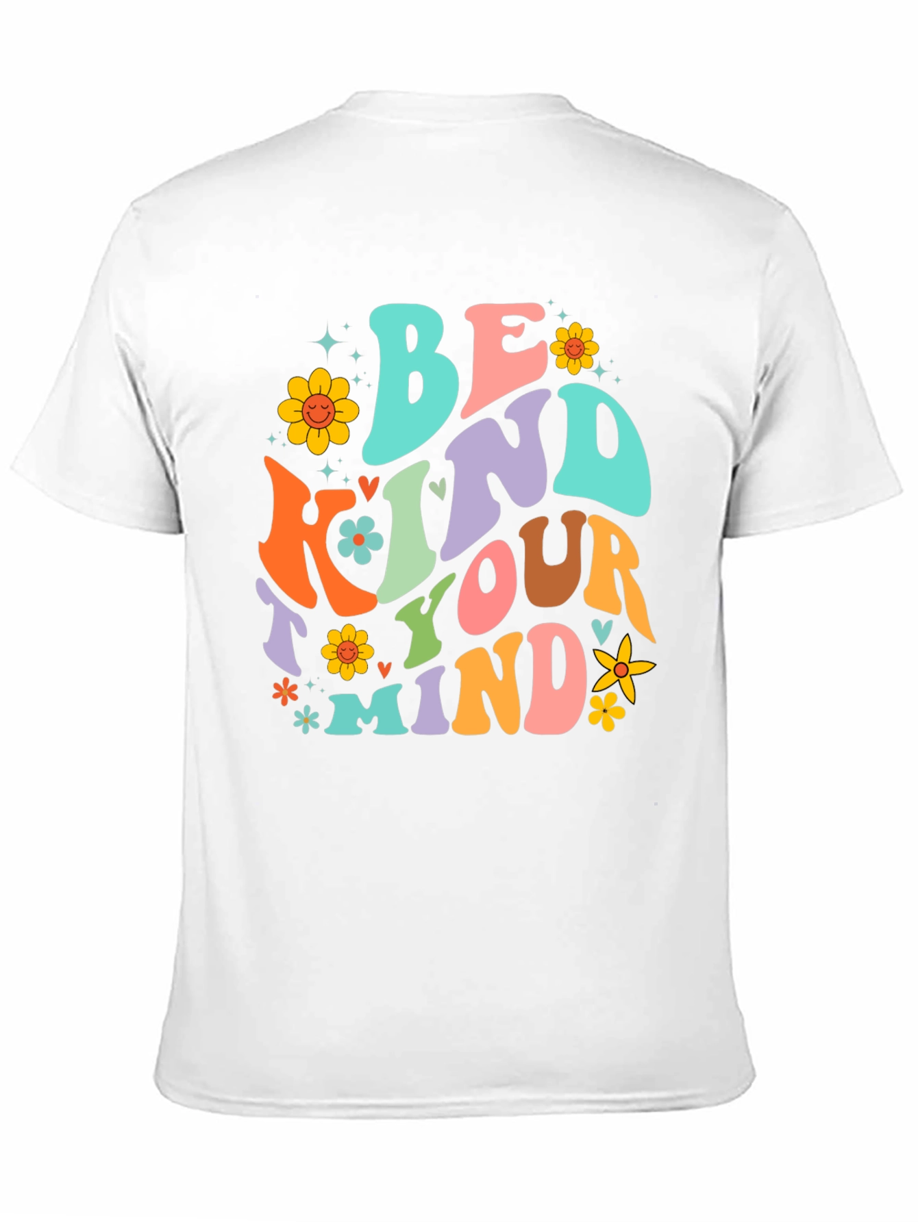 Be Kind to Your Mind Black Graphic T-Shirt