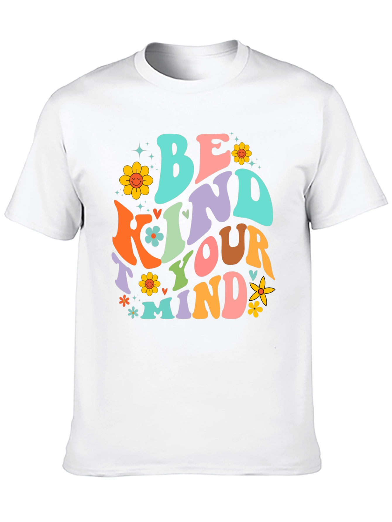 Be Kind to Your Mind Black Graphic T-Shirt