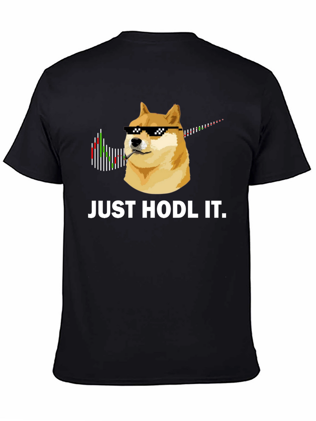 Just Hodl It T-Shirt: Crypto Doge Meme Tee