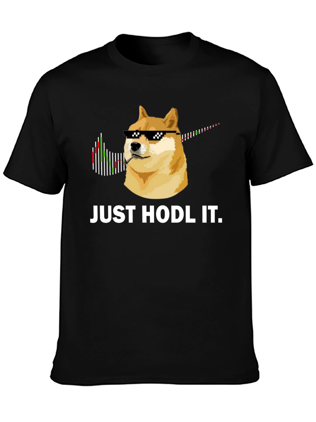 Just Hodl It T-Shirt: Crypto Doge Meme Tee