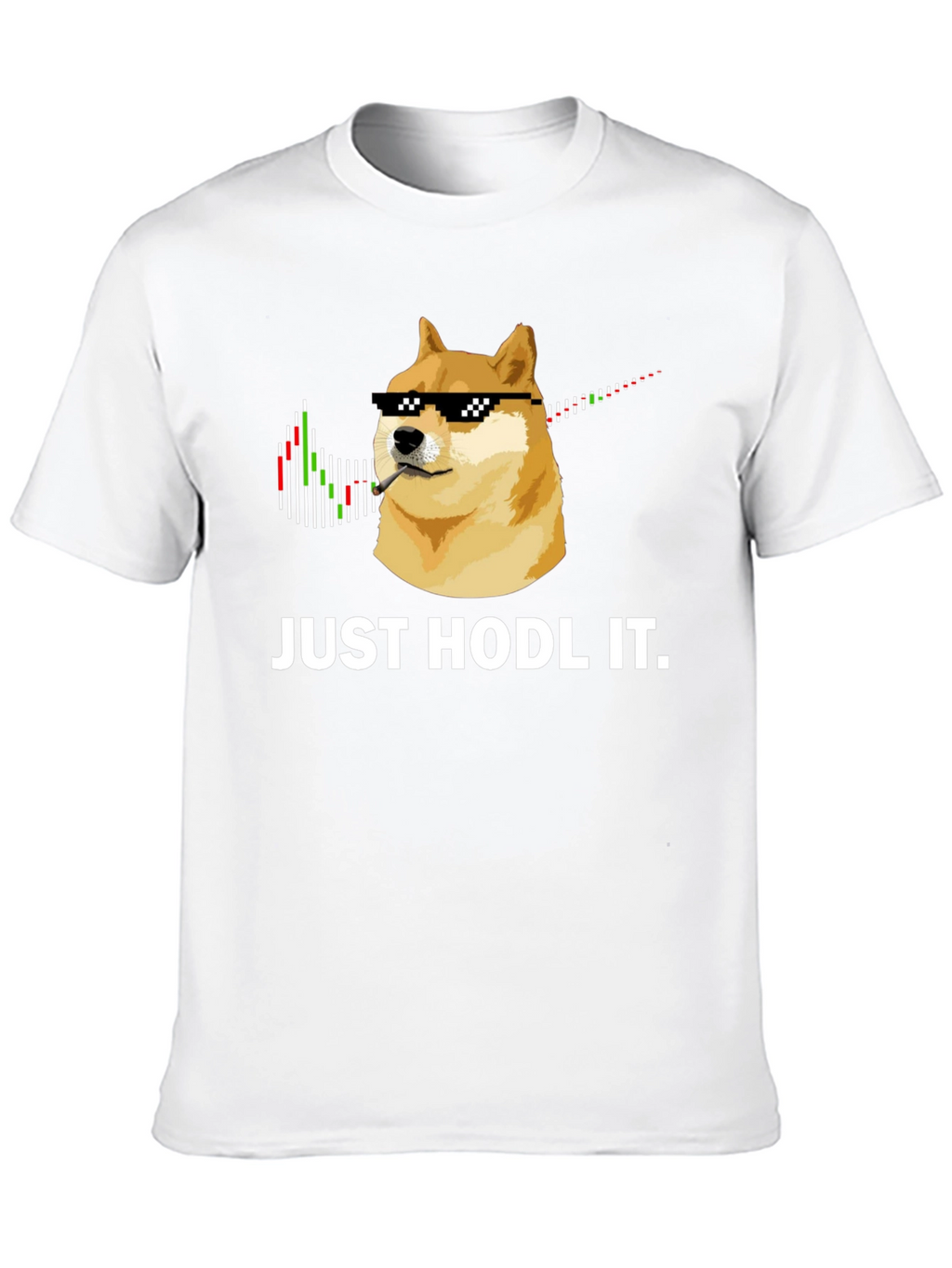 Just Hodl It T-Shirt: Crypto Doge Meme Tee
