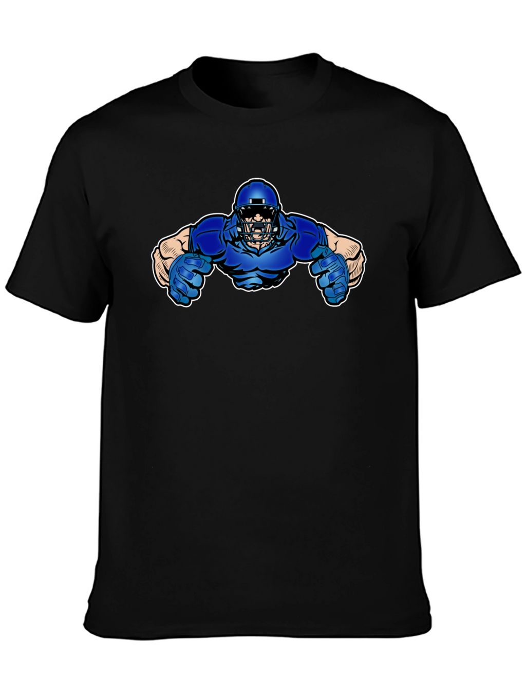 Football Player Graphic T-Shirt