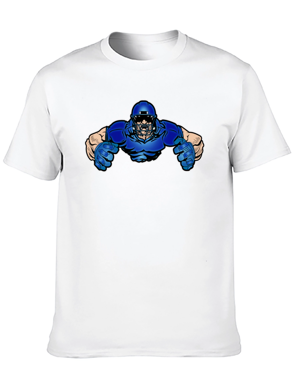 Football Player Graphic T-Shirt