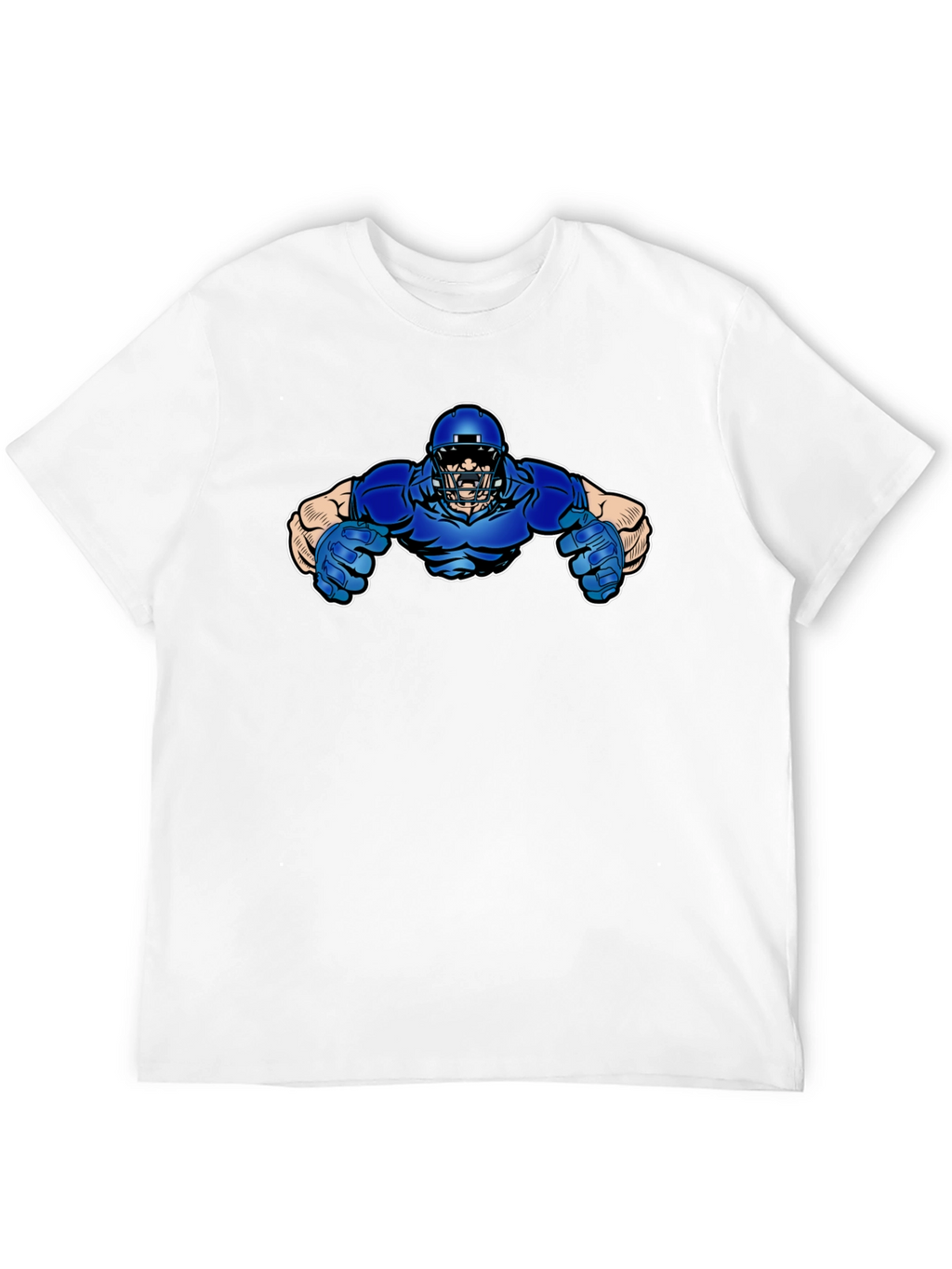 Football Player Graphic T-Shirt
