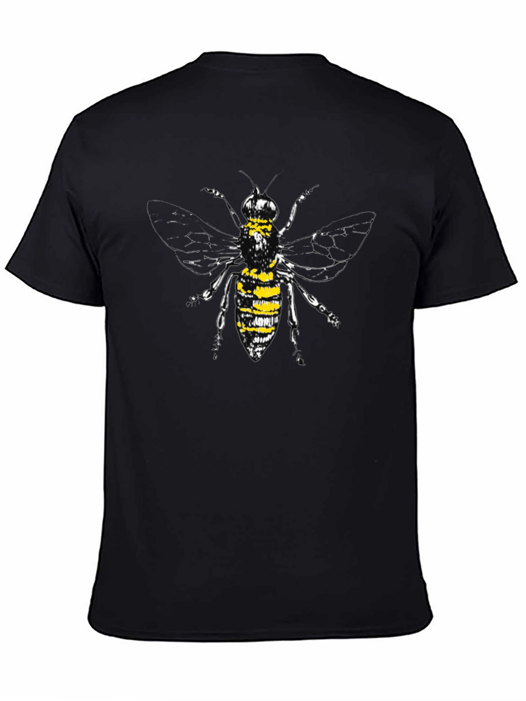 Bee Graphic Black T-Shirt