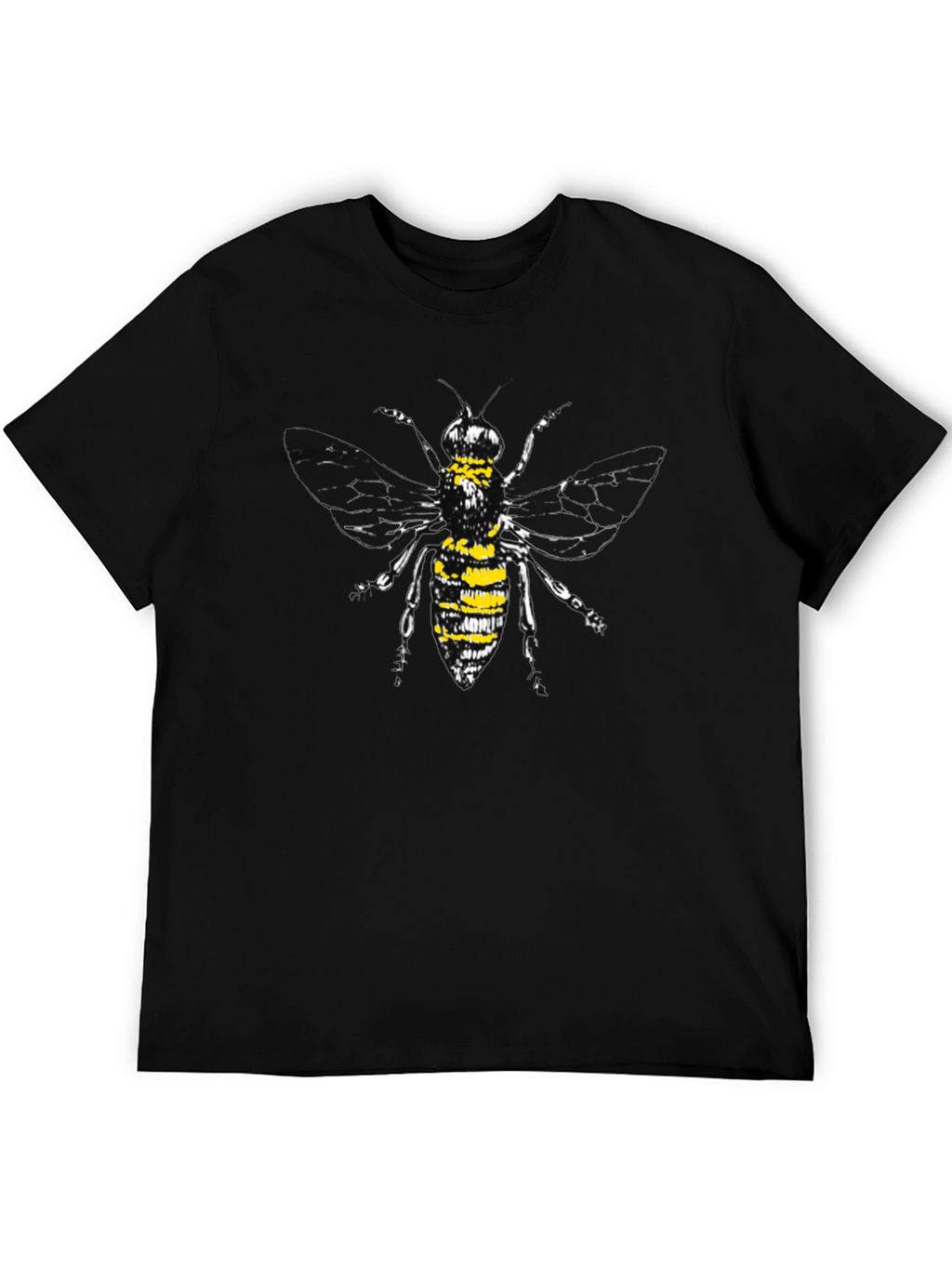 Bee Graphic Black T-Shirt
