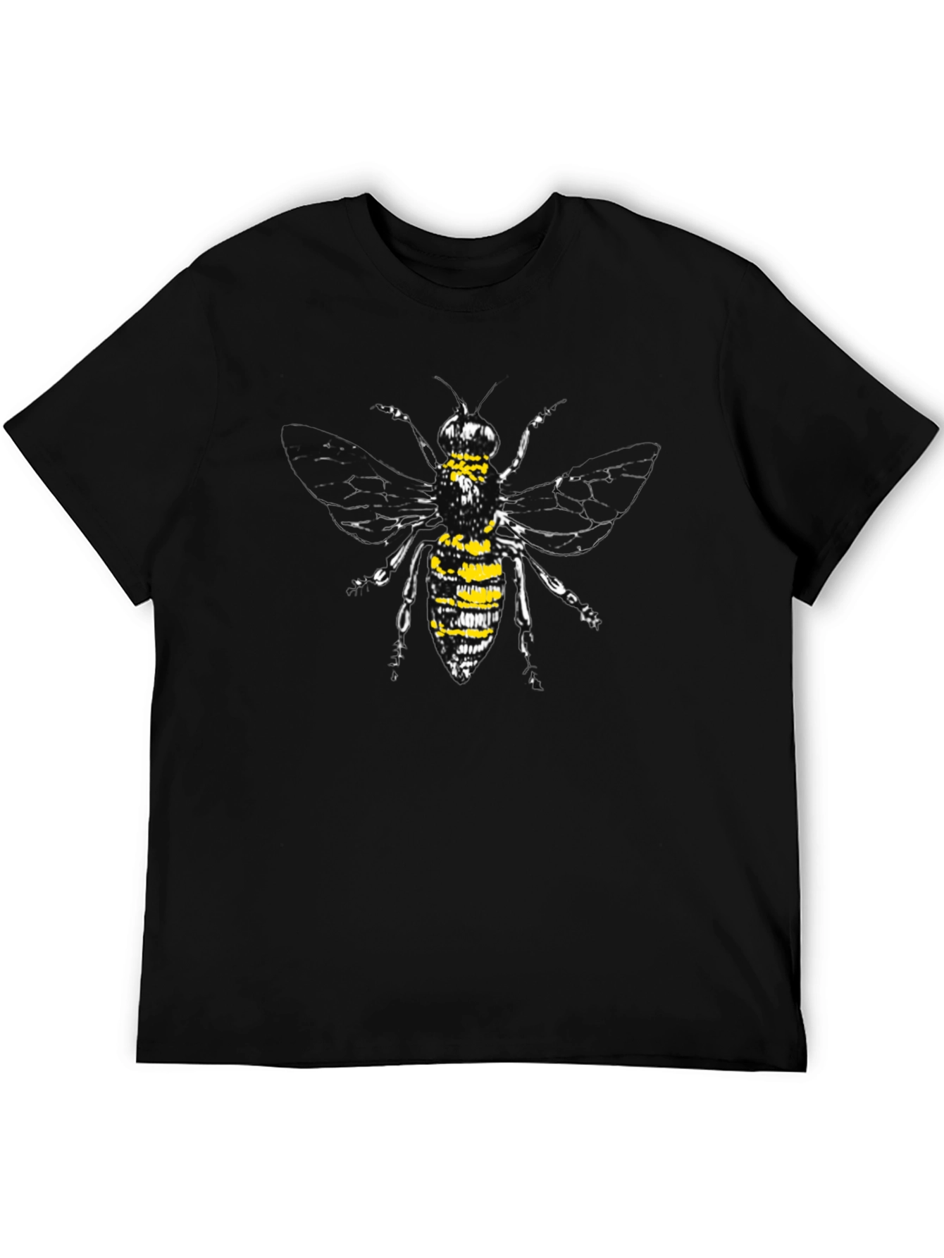 Bee Graphic Black T-Shirt