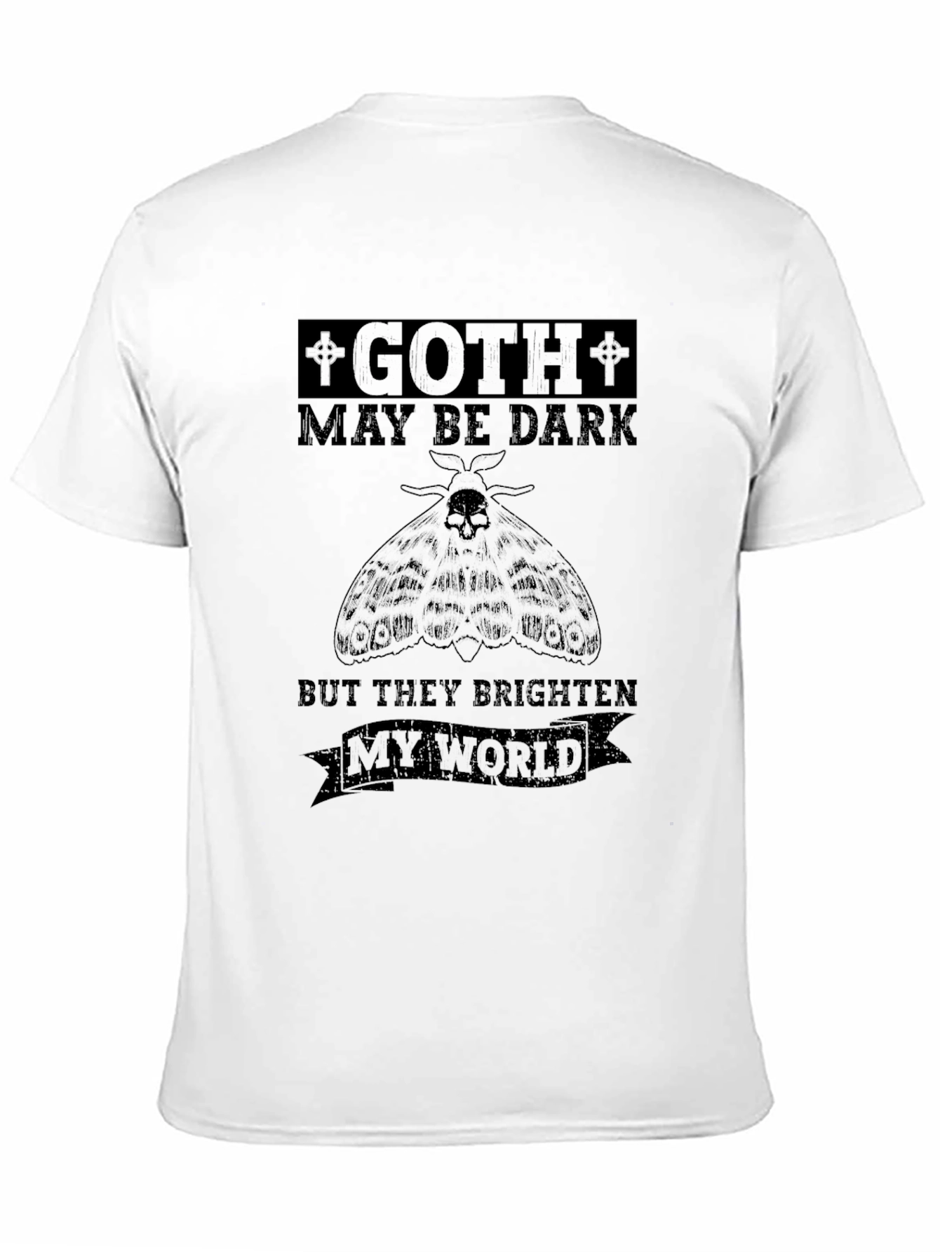 Goth Brighten My World Graphic T-Shirt