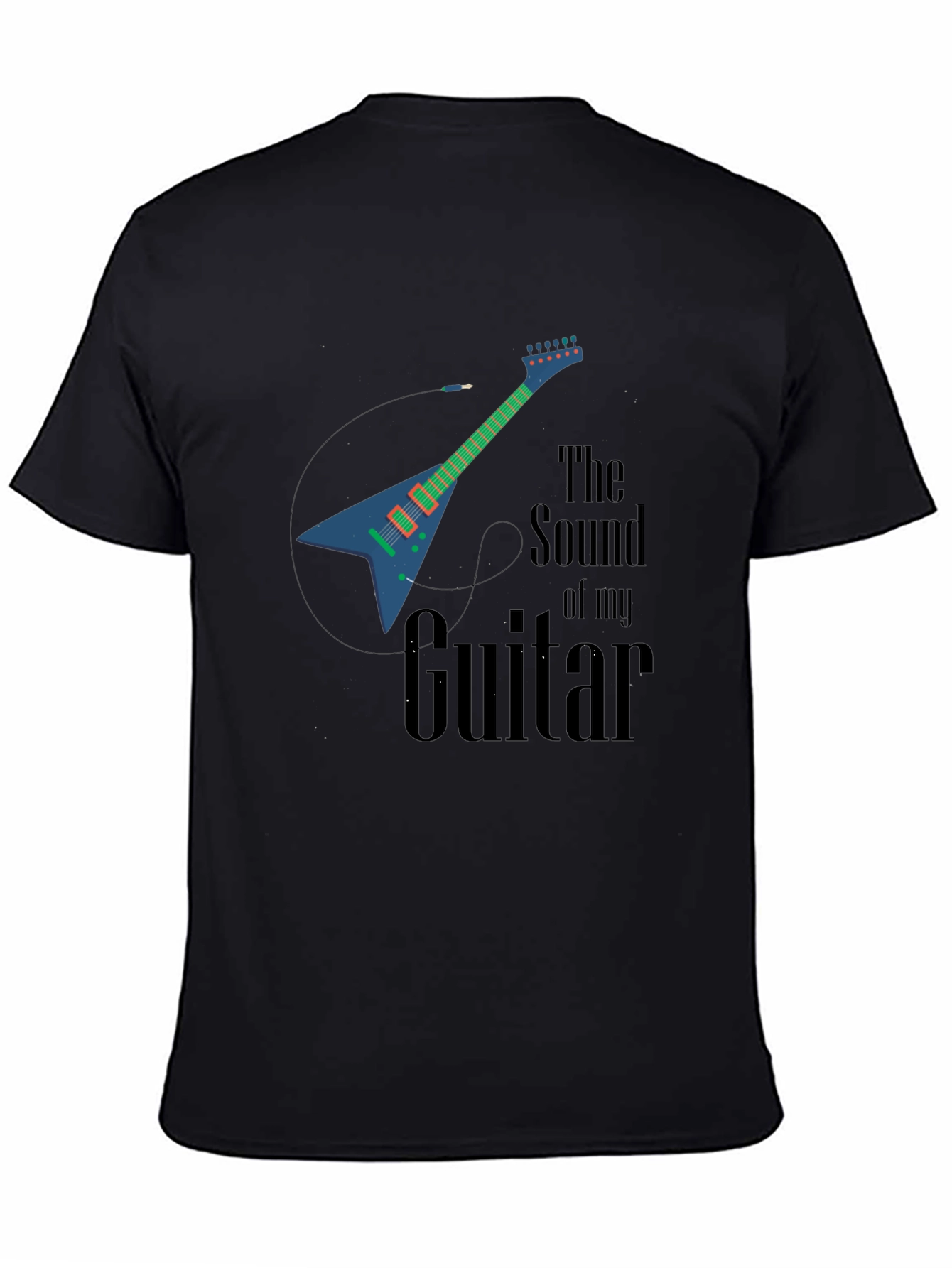 Guitar Sound Graphic Tee - Music Lover T-Shirt