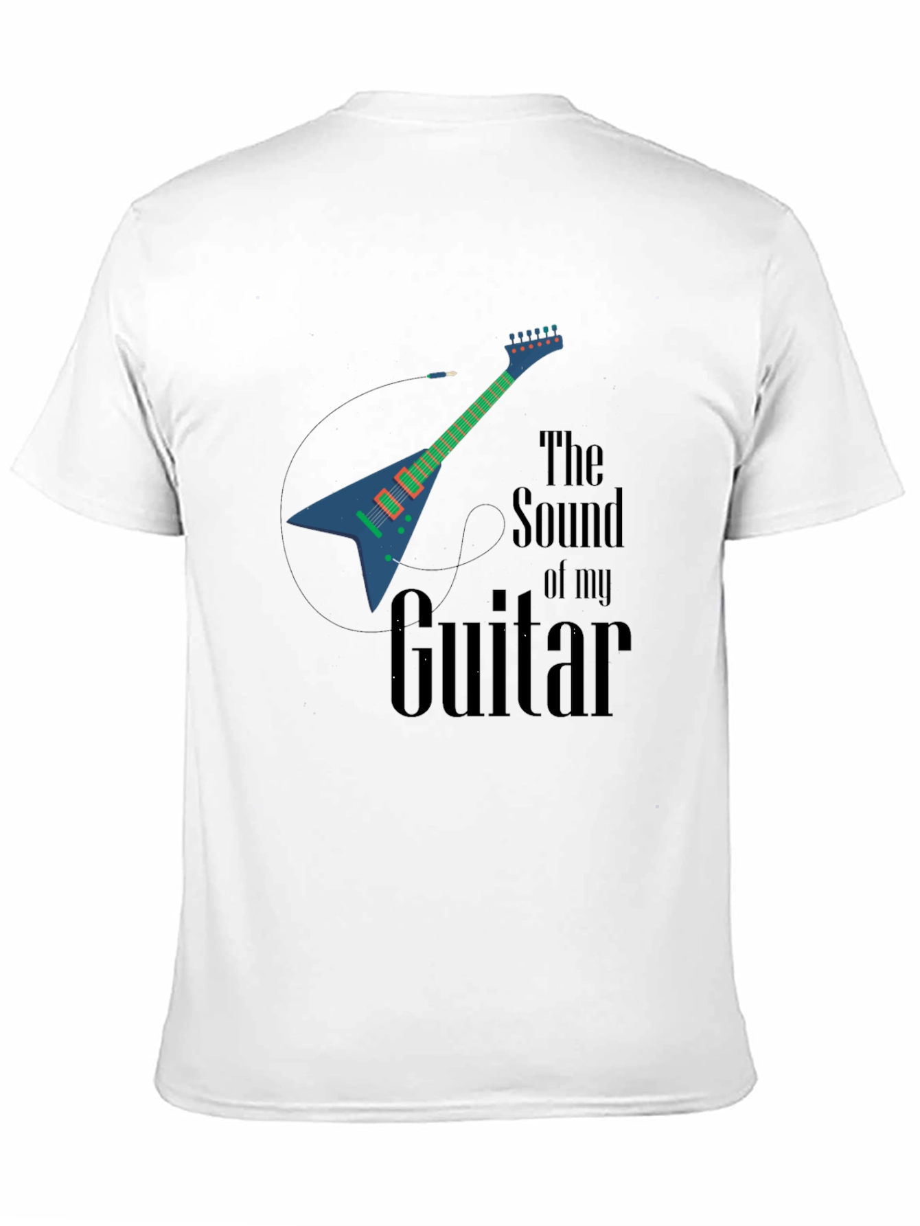 Guitar Sound Graphic Tee - Music Lover T-Shirt
