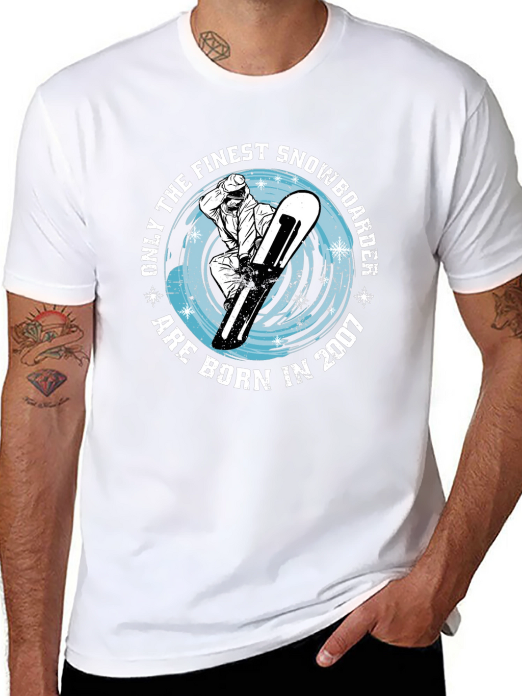 Finest Snowboarder Born in 2007 T-Shirt