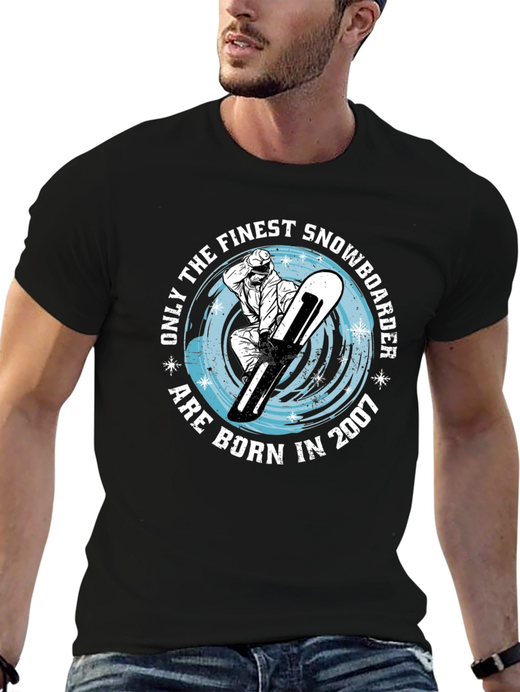 Finest Snowboarder Born in 2007 T-Shirt