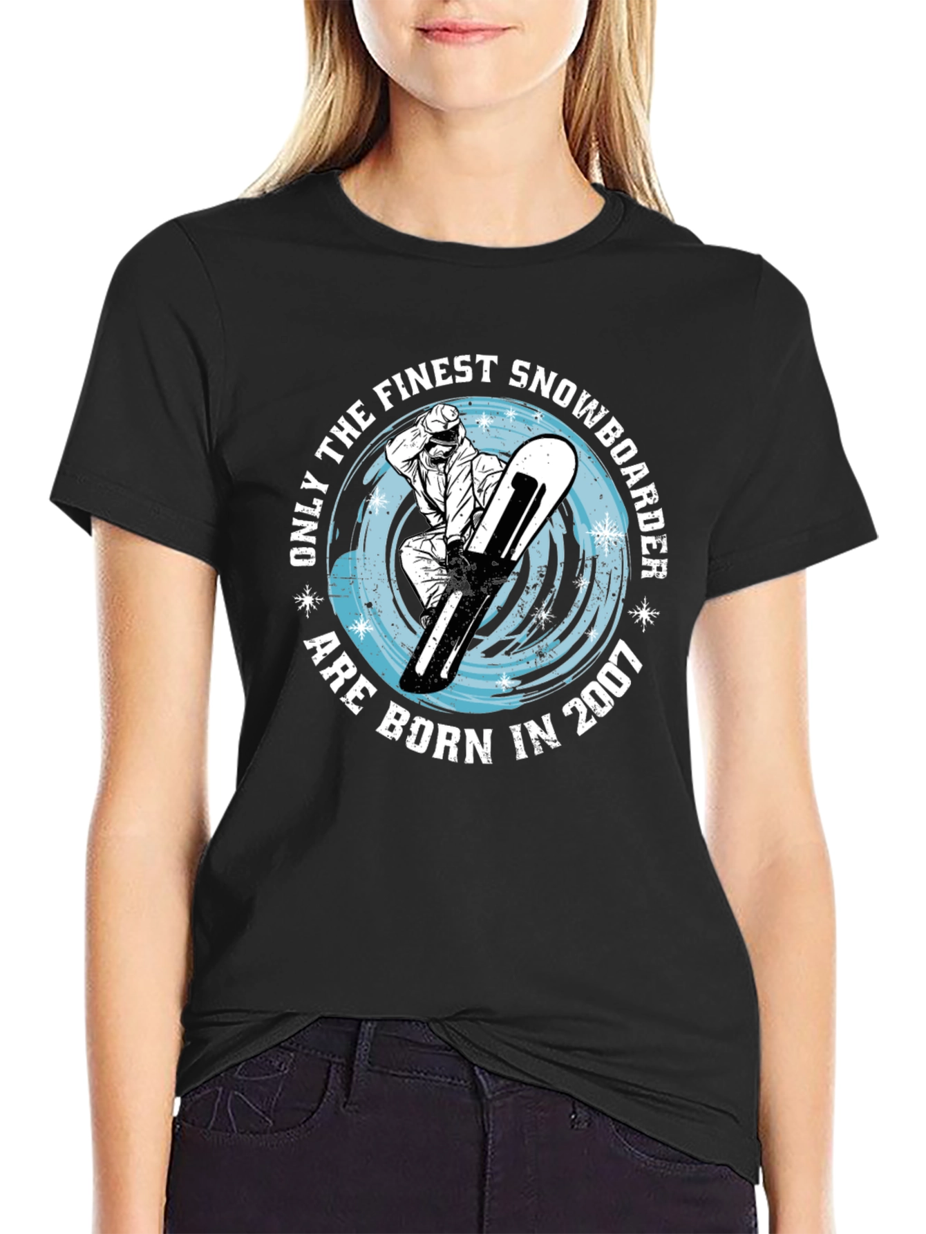 Finest Snowboarder Born in 2007 T-Shirt