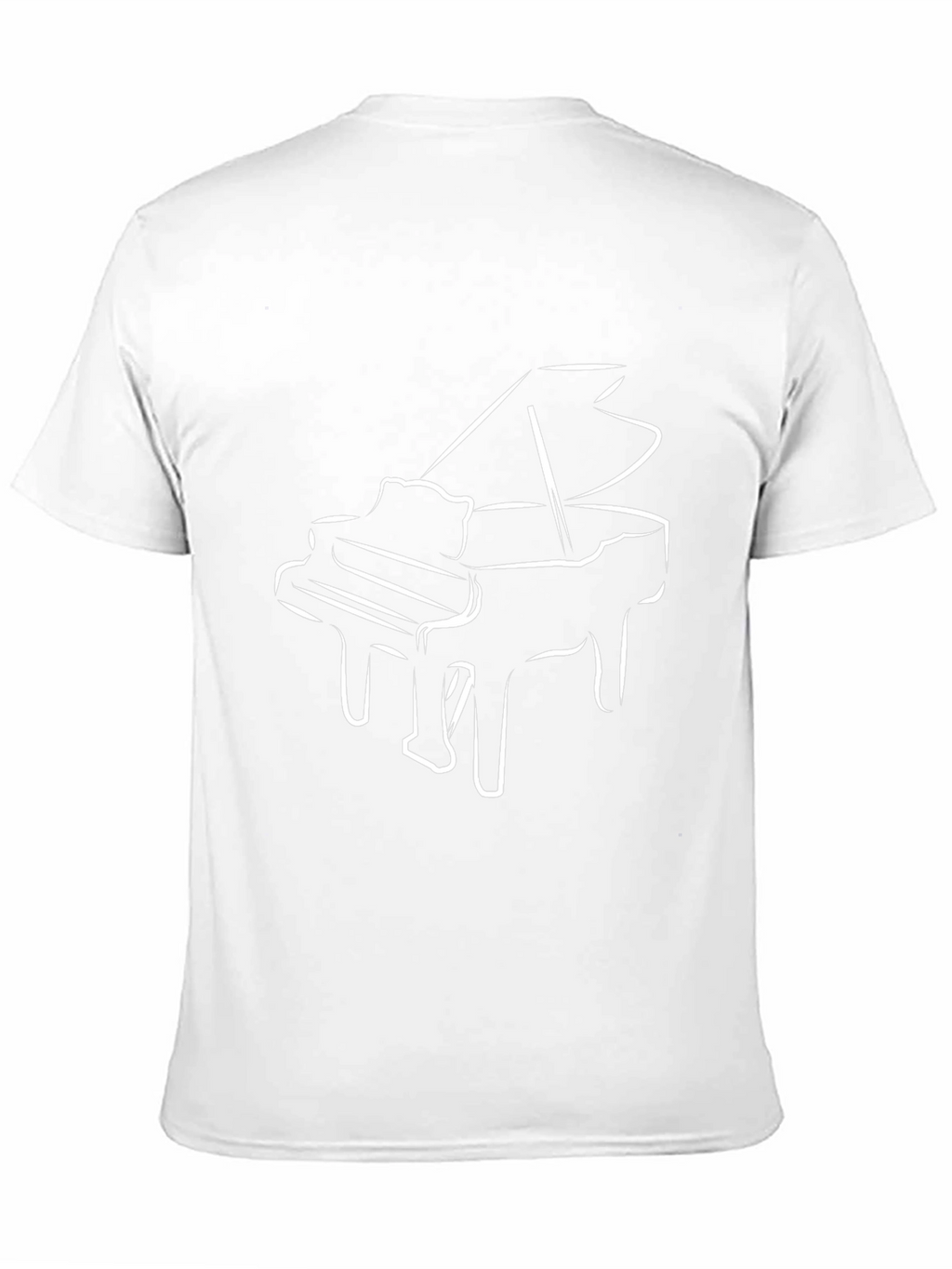 Piano Graphic Tee - Music Lovers T-Shirt