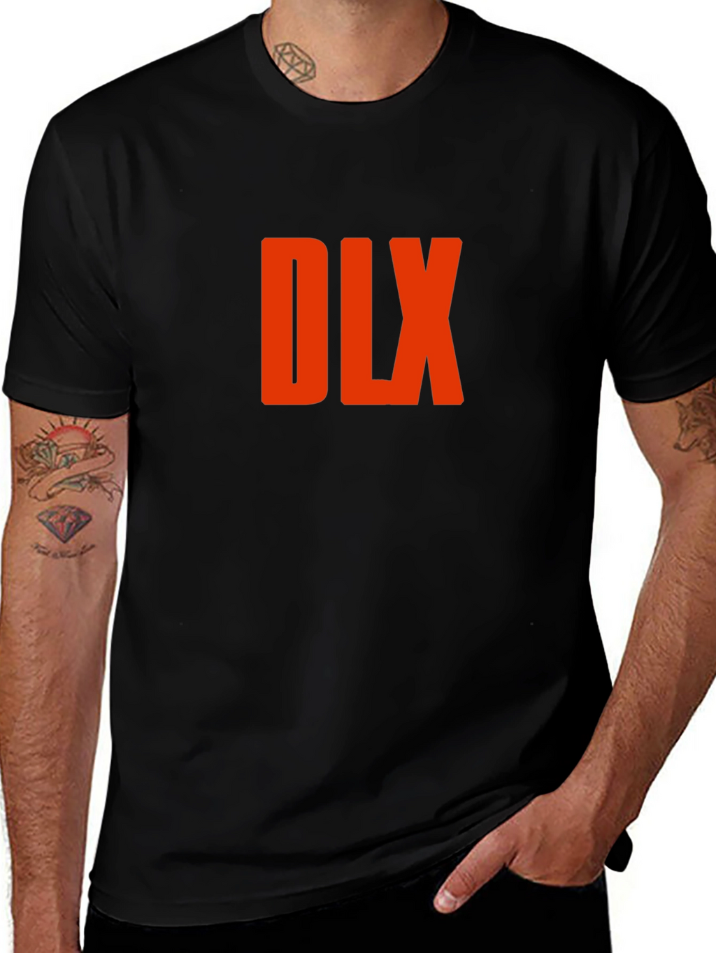 DLX Bold Graphic Tee - Black