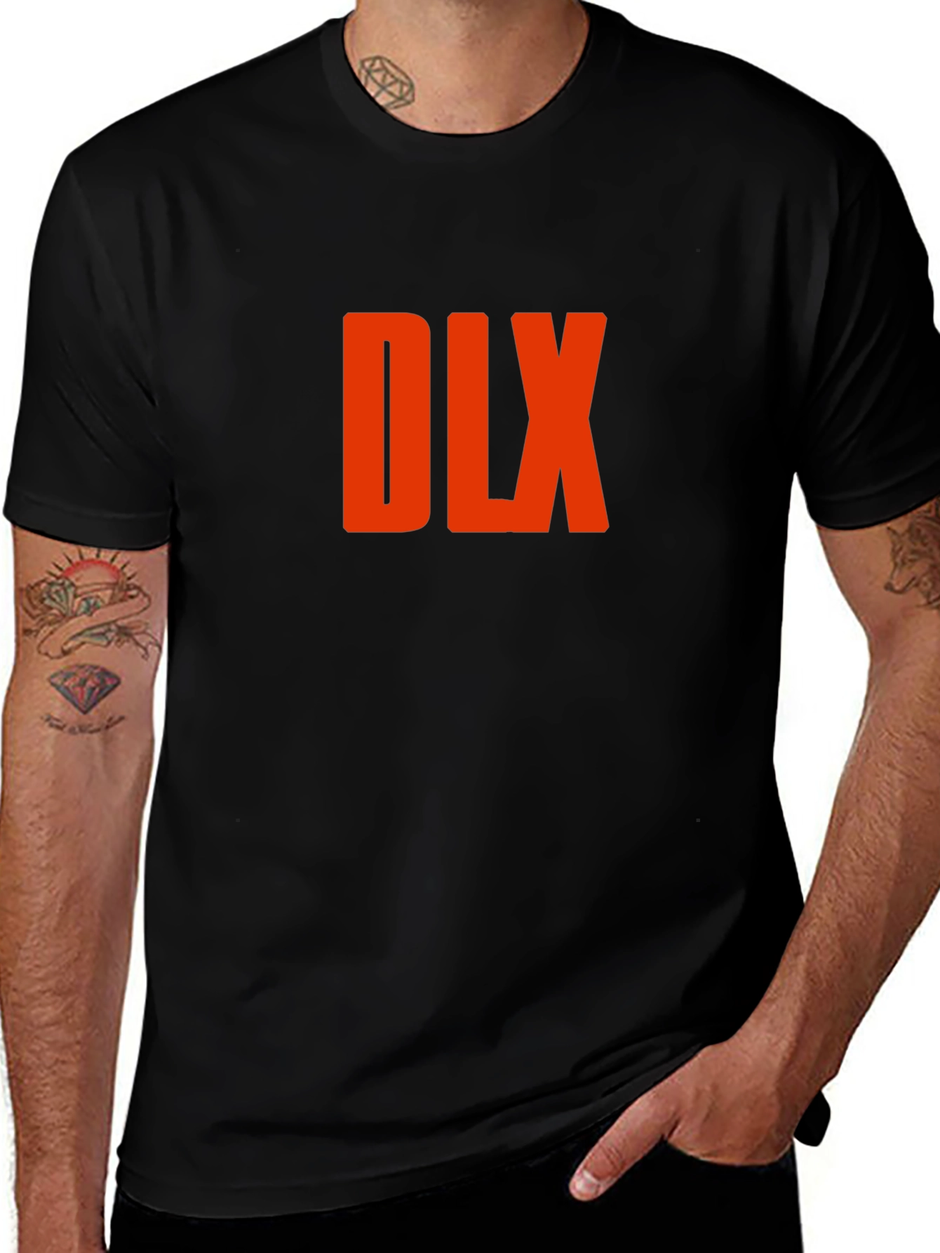 DLX Bold Graphic Tee - Black