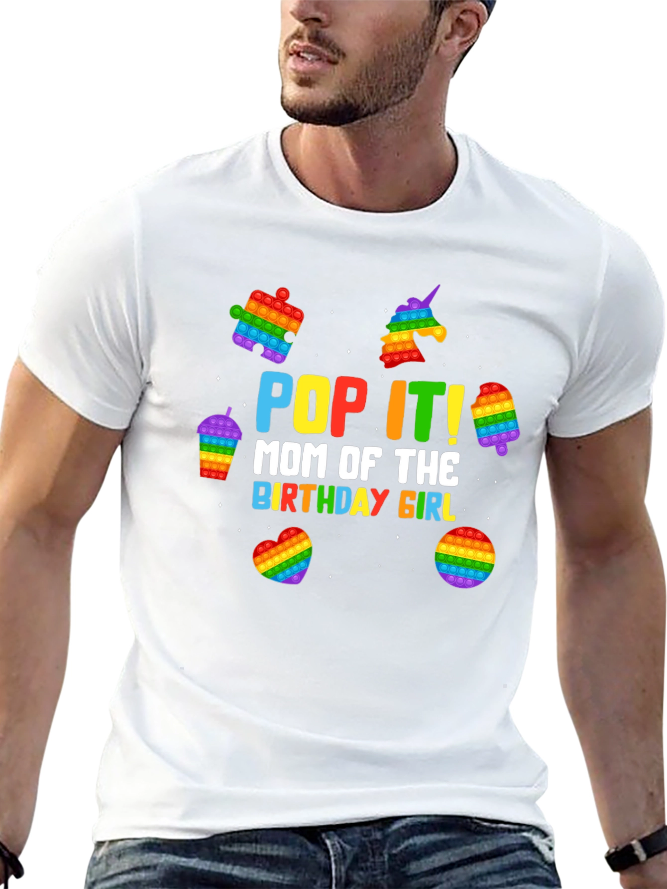 Pop It! Mom of the Birthday Girl T-Shirt