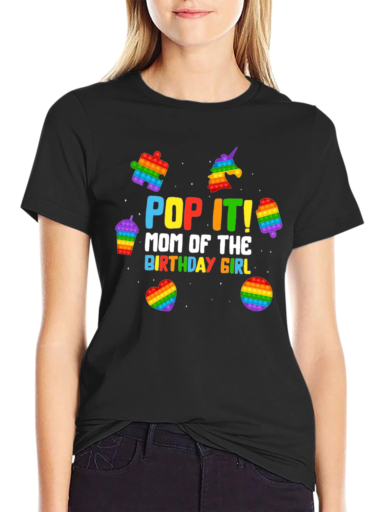 Pop It! Mom of the Birthday Girl T-Shirt