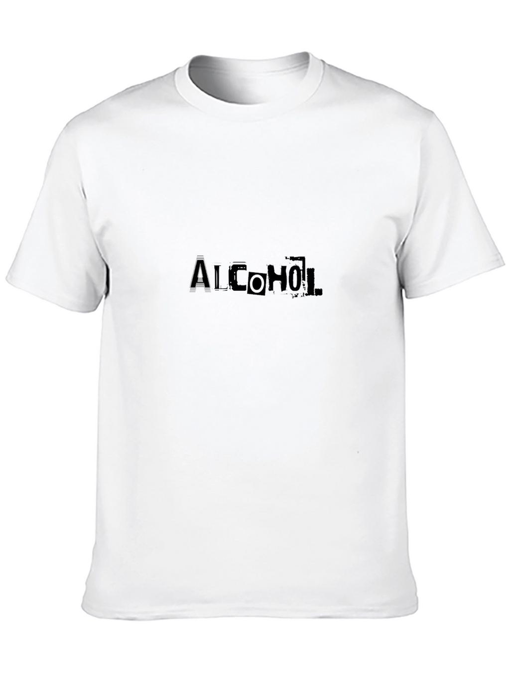 Alcohol Pun Graphic Black T-Shirt