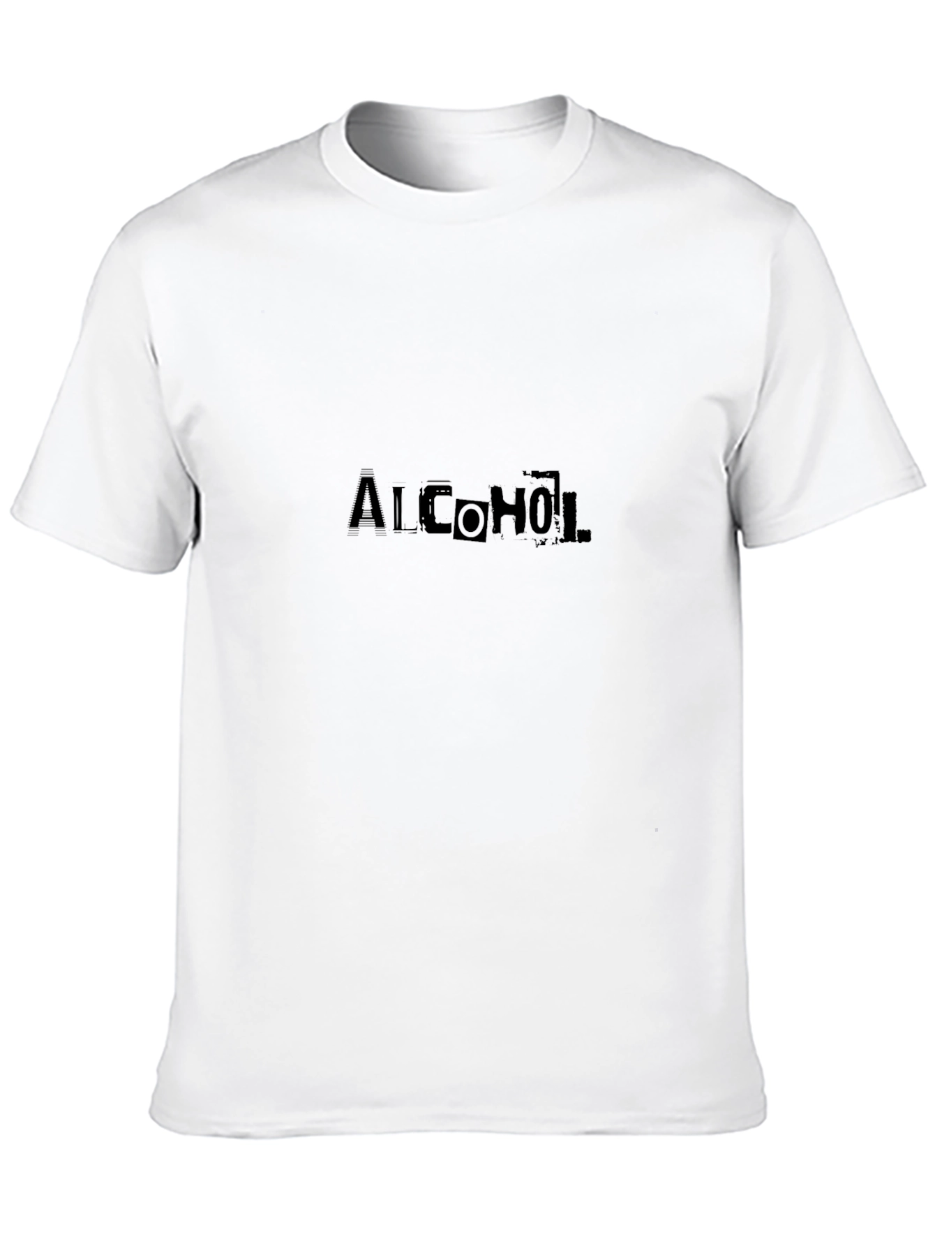 Alcohol Pun Graphic Black T-Shirt