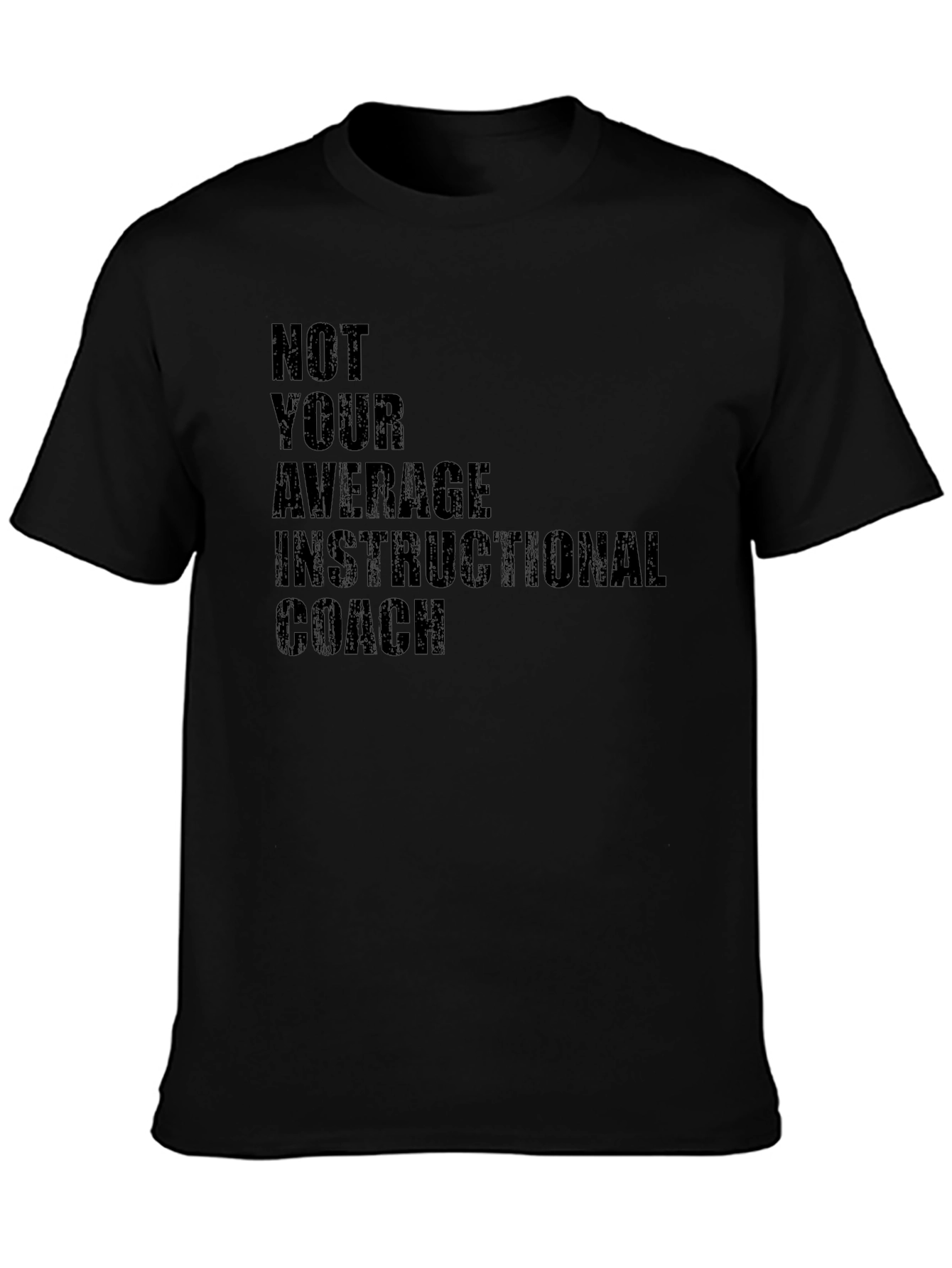 Instructional Coach Black T-Shirt