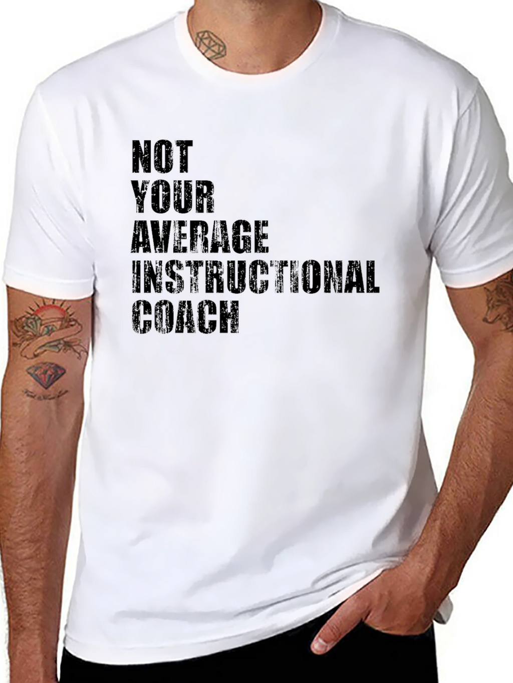 Instructional Coach Black T-Shirt