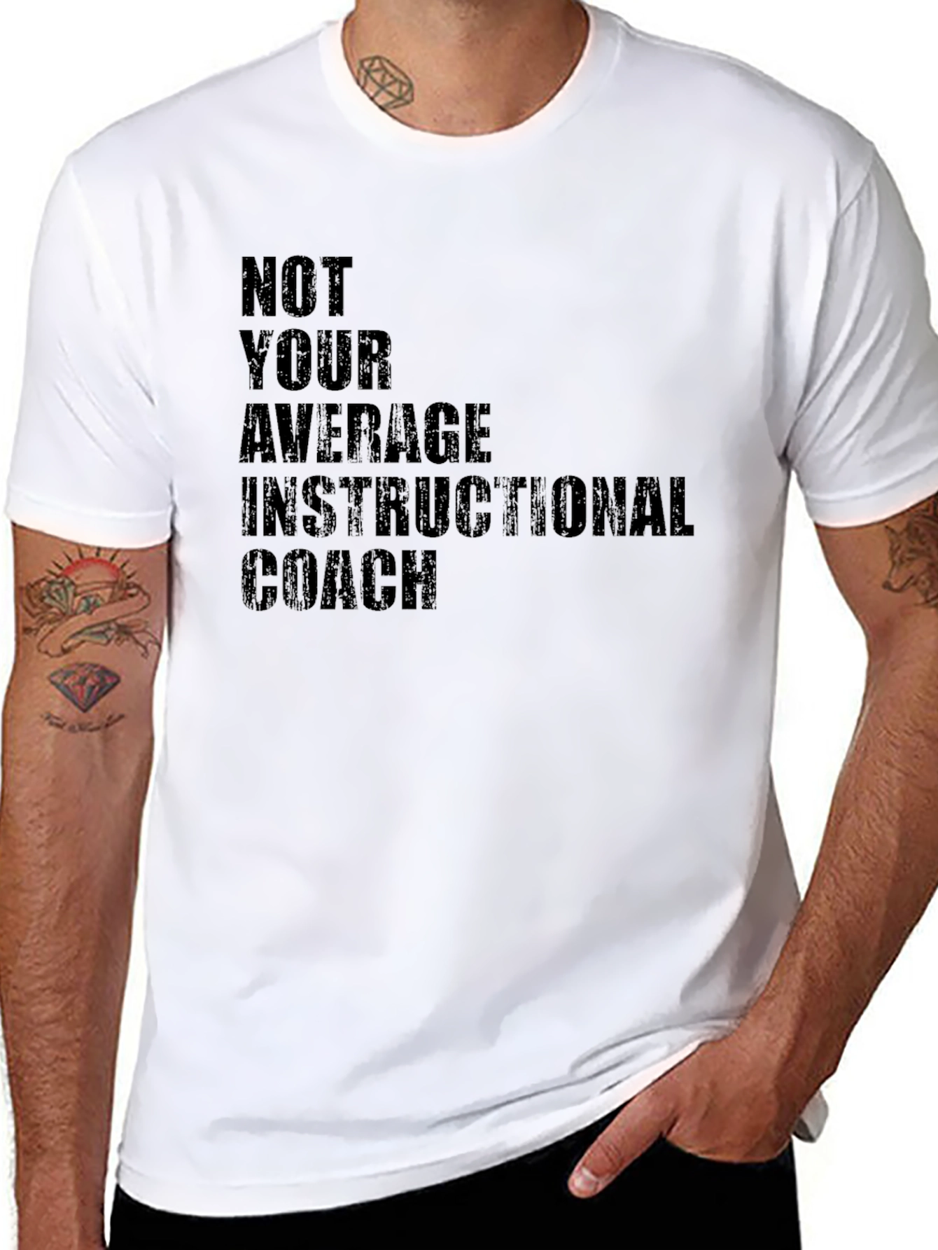 Instructional Coach Black T-Shirt