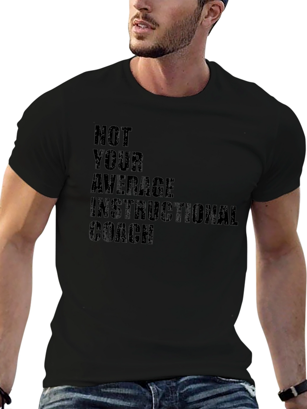 Instructional Coach Black T-Shirt
